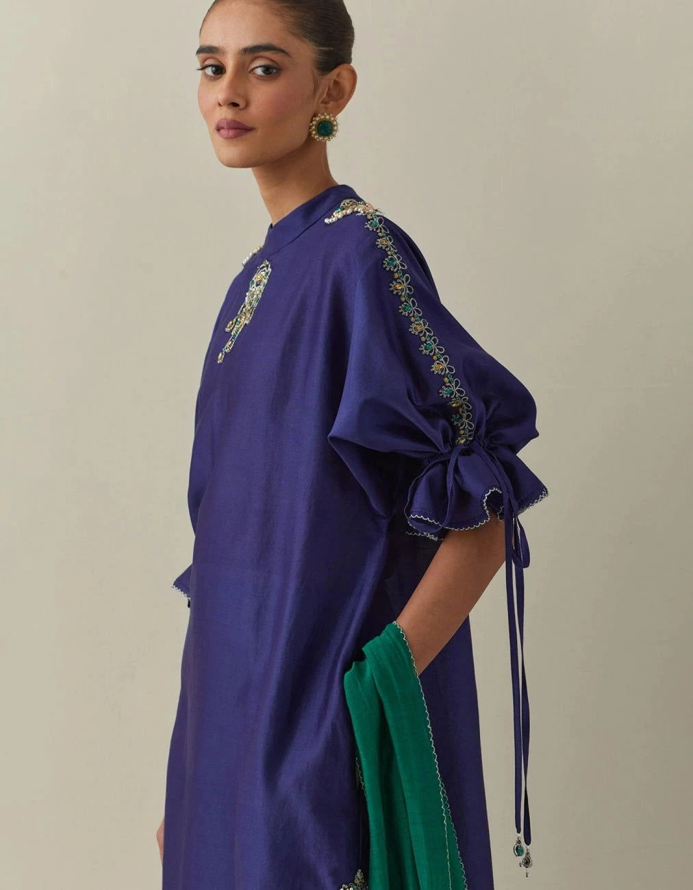 Bunka Bia Blue Tunic Set - Pallodstore