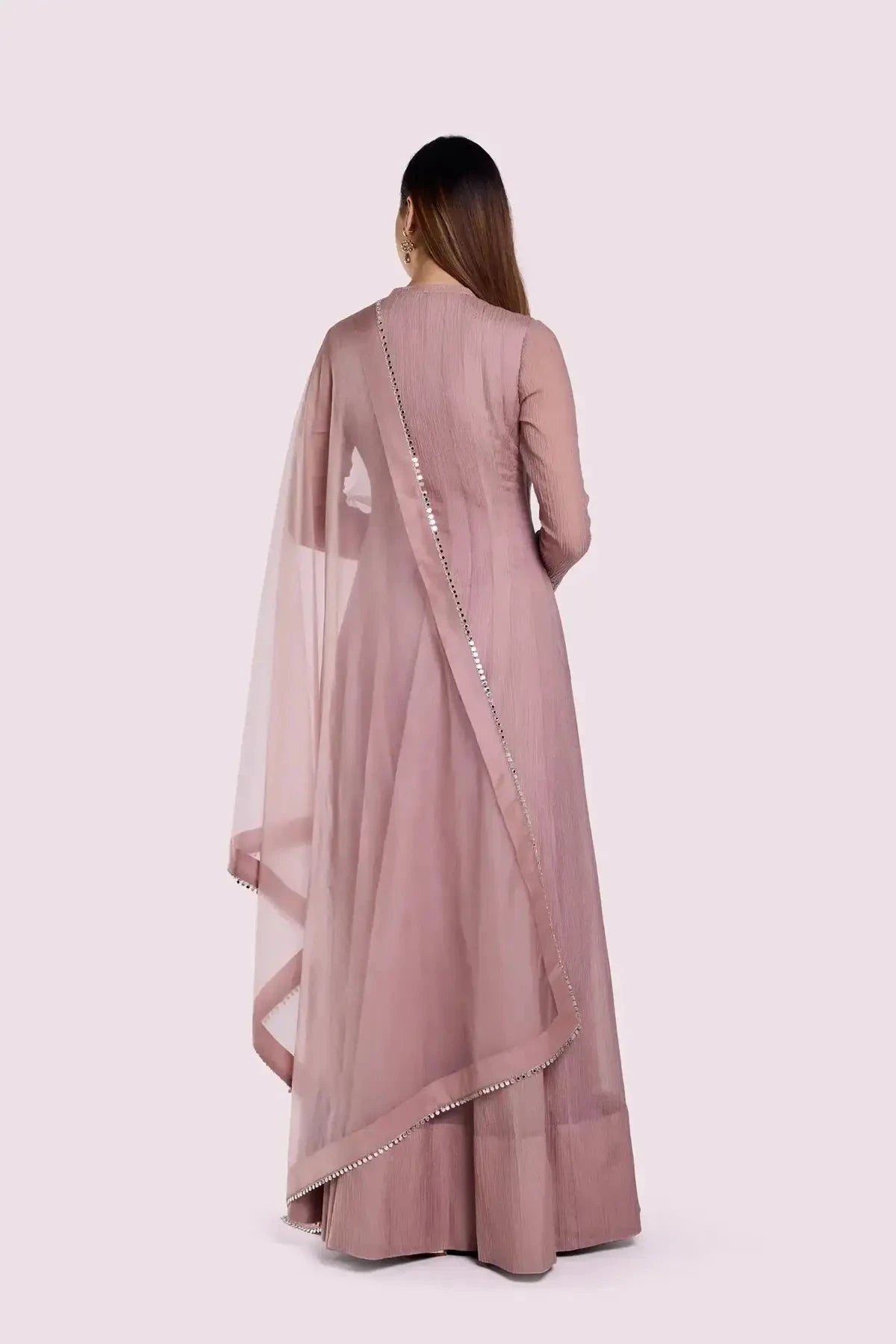 Floral Mirror Pink Suit Set - Pallodstore