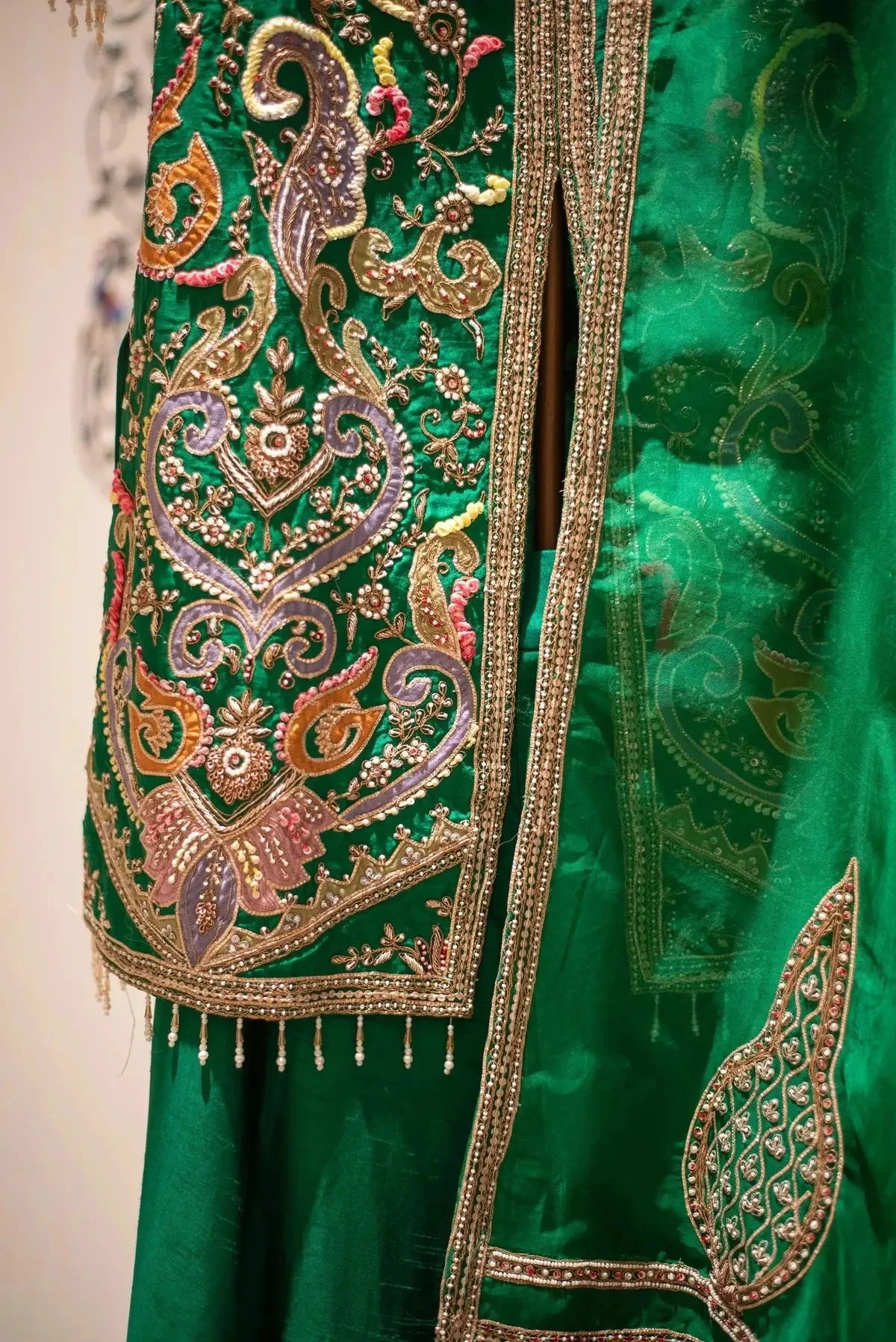 Green Sharara Set - Pallodstore