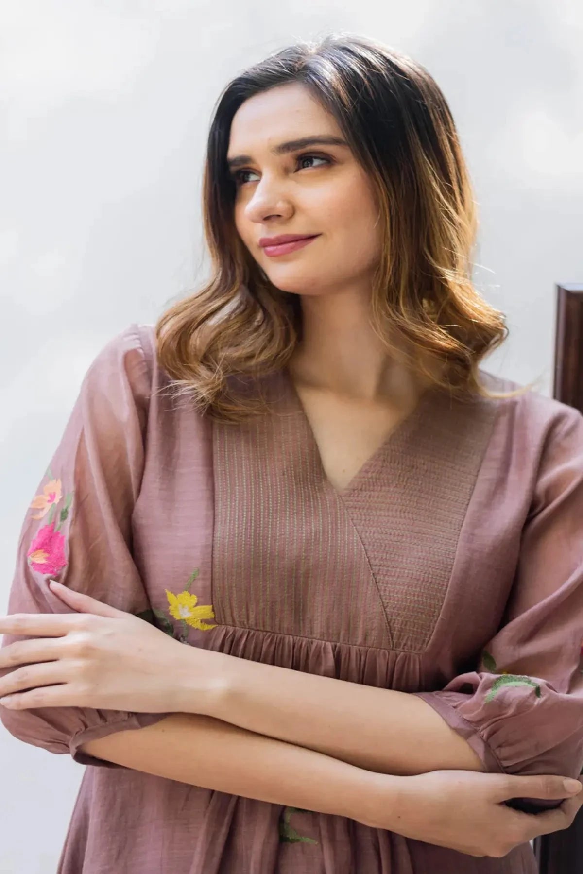 Almond Zooni Tunic Set - Pallodstore