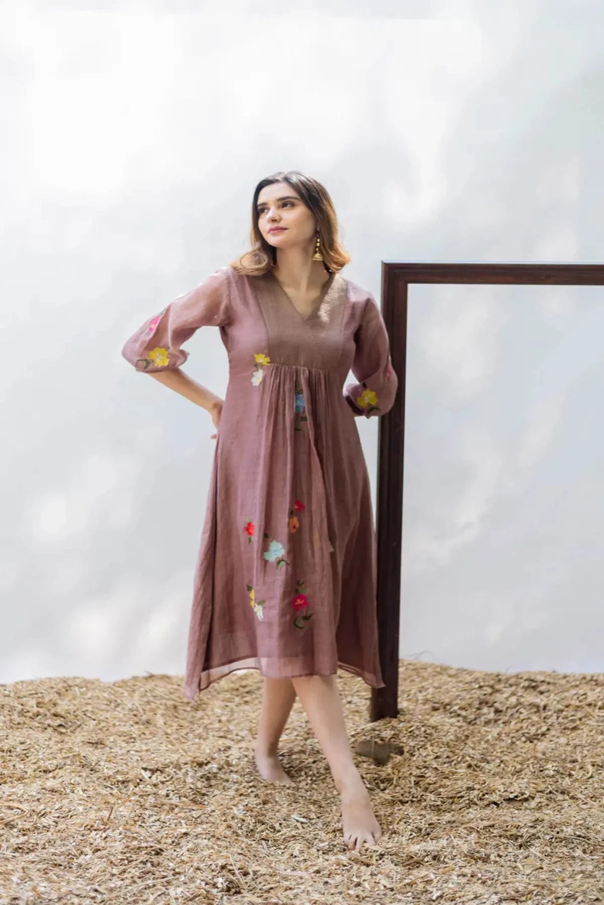 Almond Zooni Tunic Set - Pallodstore