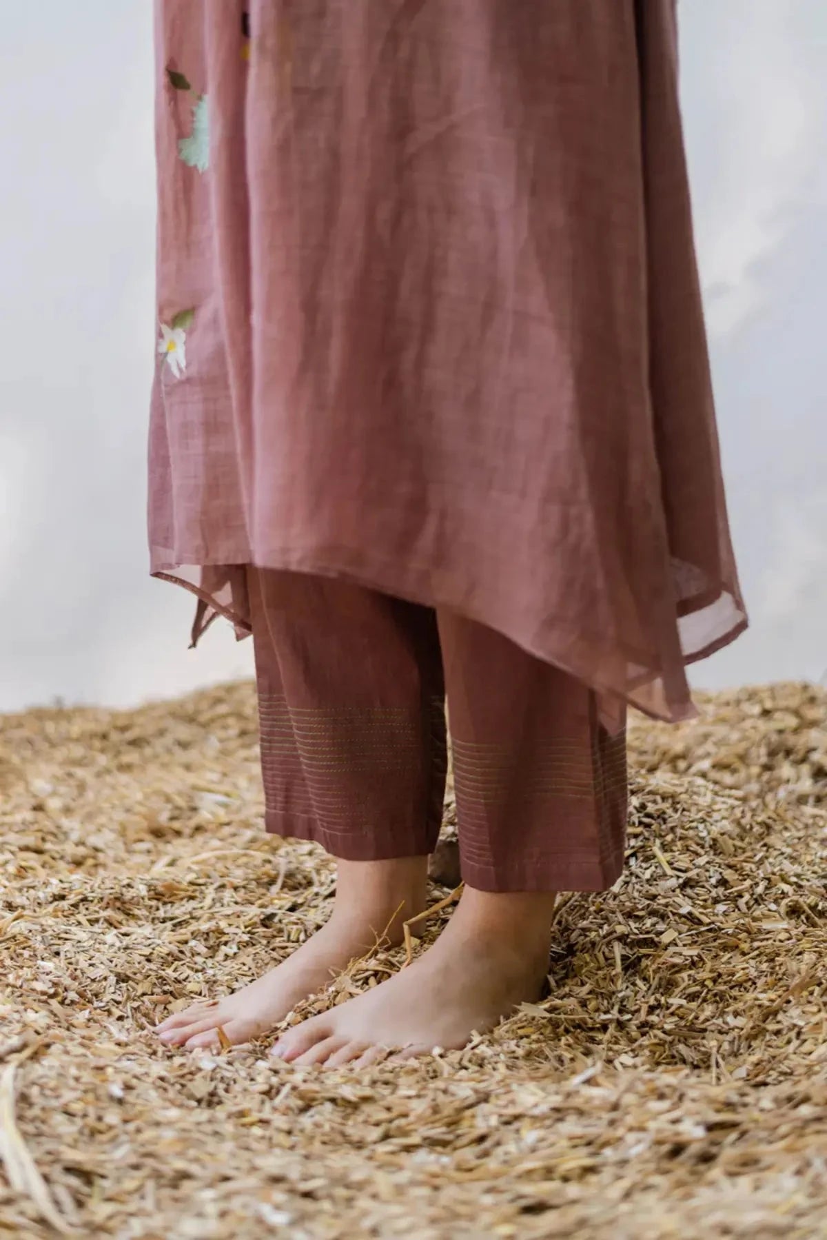 Almond Zooni Tunic Set - Pallodstore