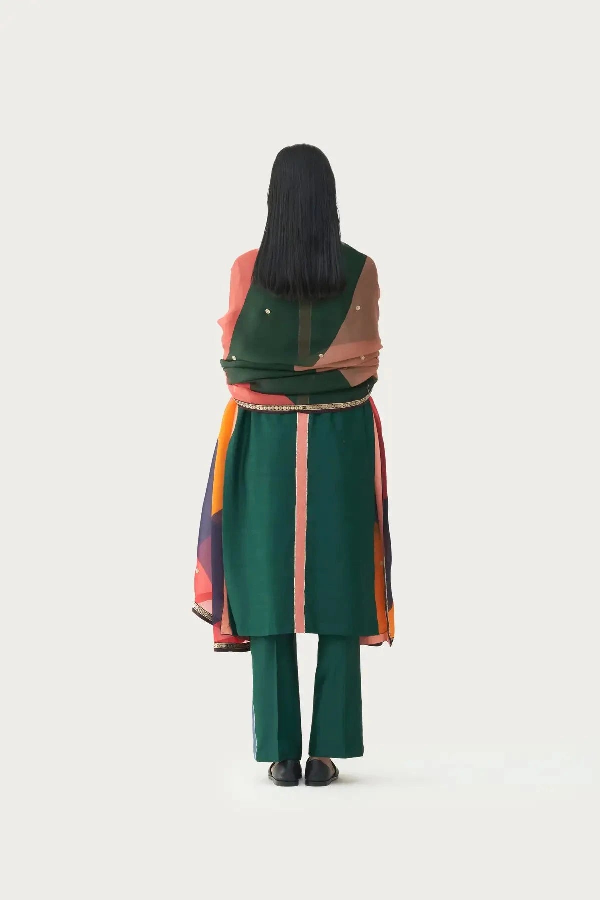 Amarah 2-piece Olive Kurta set - Pallodstore