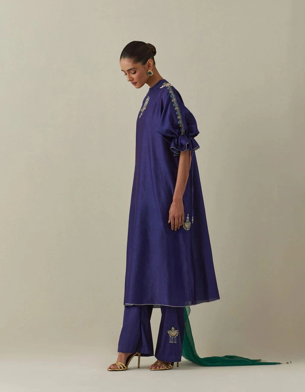 Bunka Bia Blue Tunic Set - Pallodstore