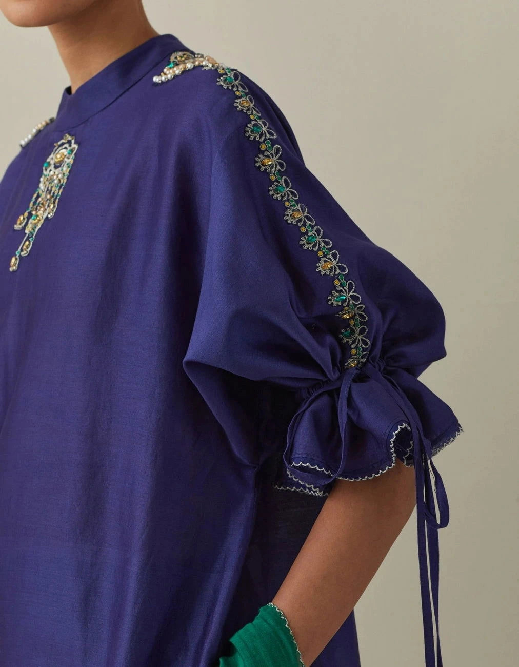 Bunka Bia Blue Tunic Set - Pallodstore