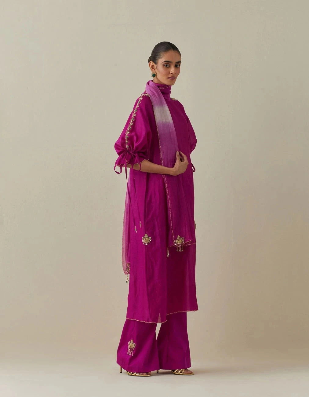 Bunka Bia Fuschia Tunic Set - Pallodstore