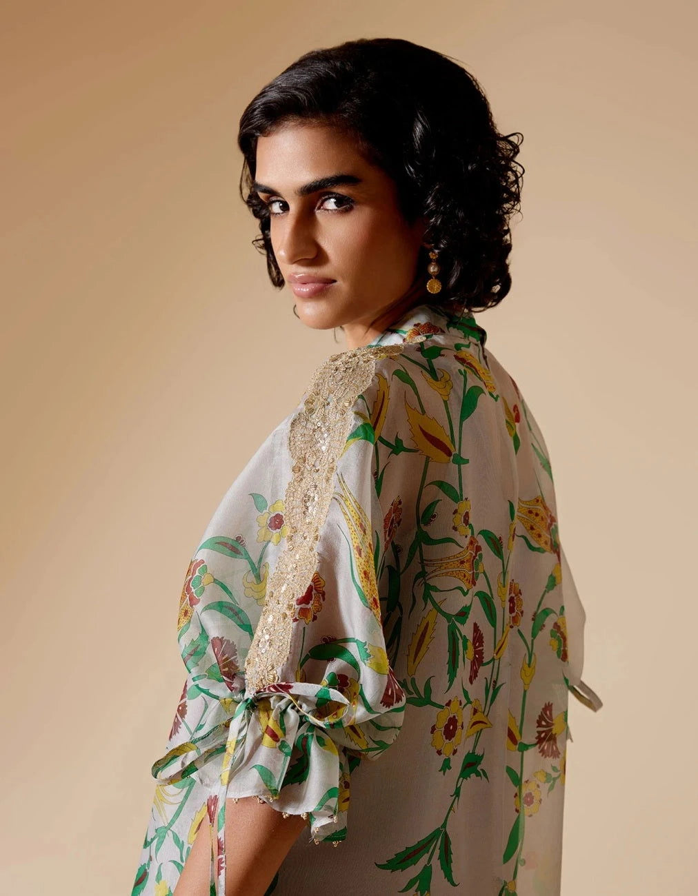 Bunka Bia Grey Printed Tunic Set - Pallodstore