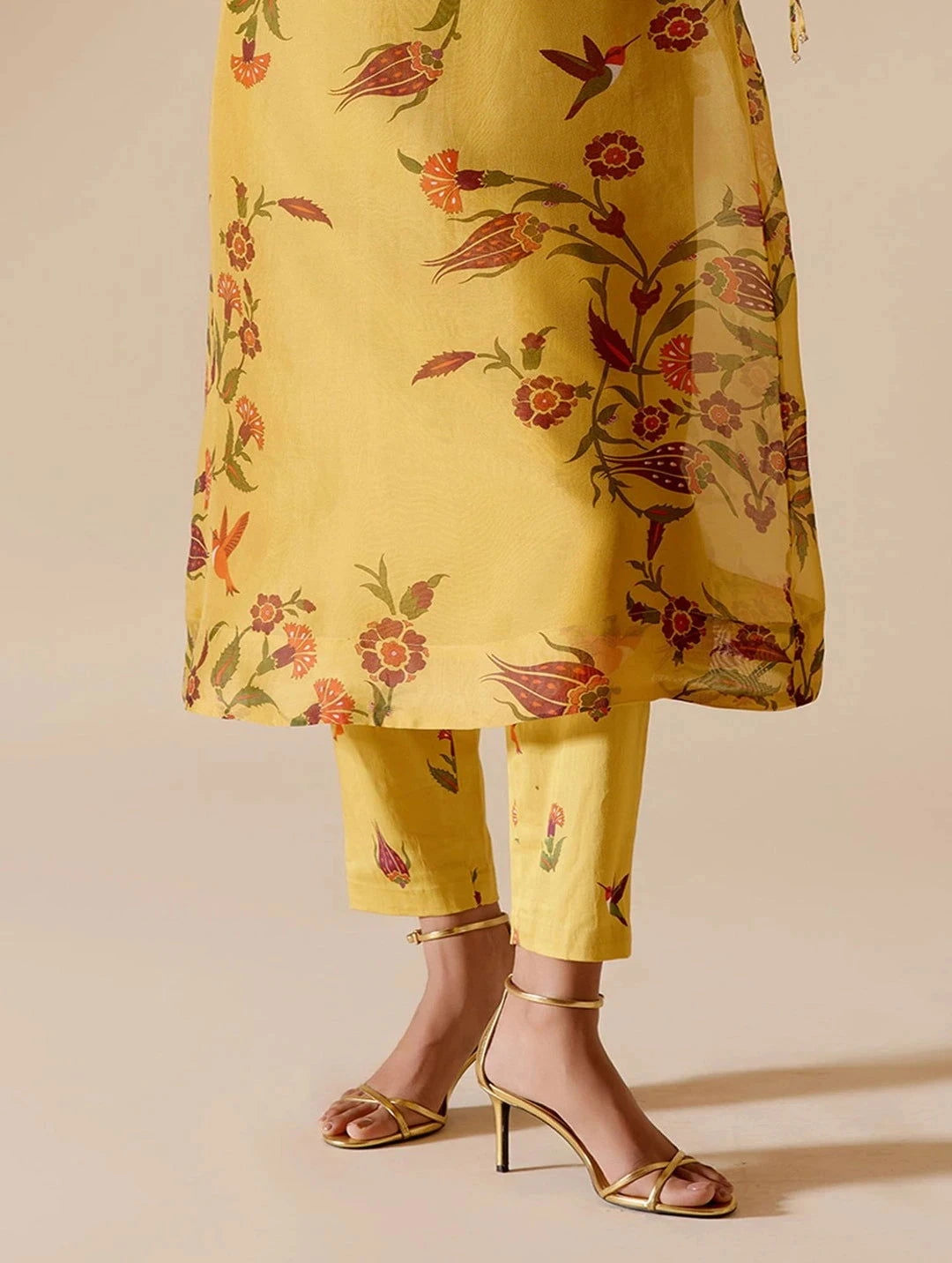 Bunka Bia Tunic In Yellow Print - Pallodstore
