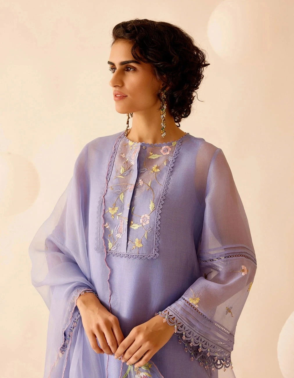Bunka Samya Lilac Kurta Set - Pallodstore
