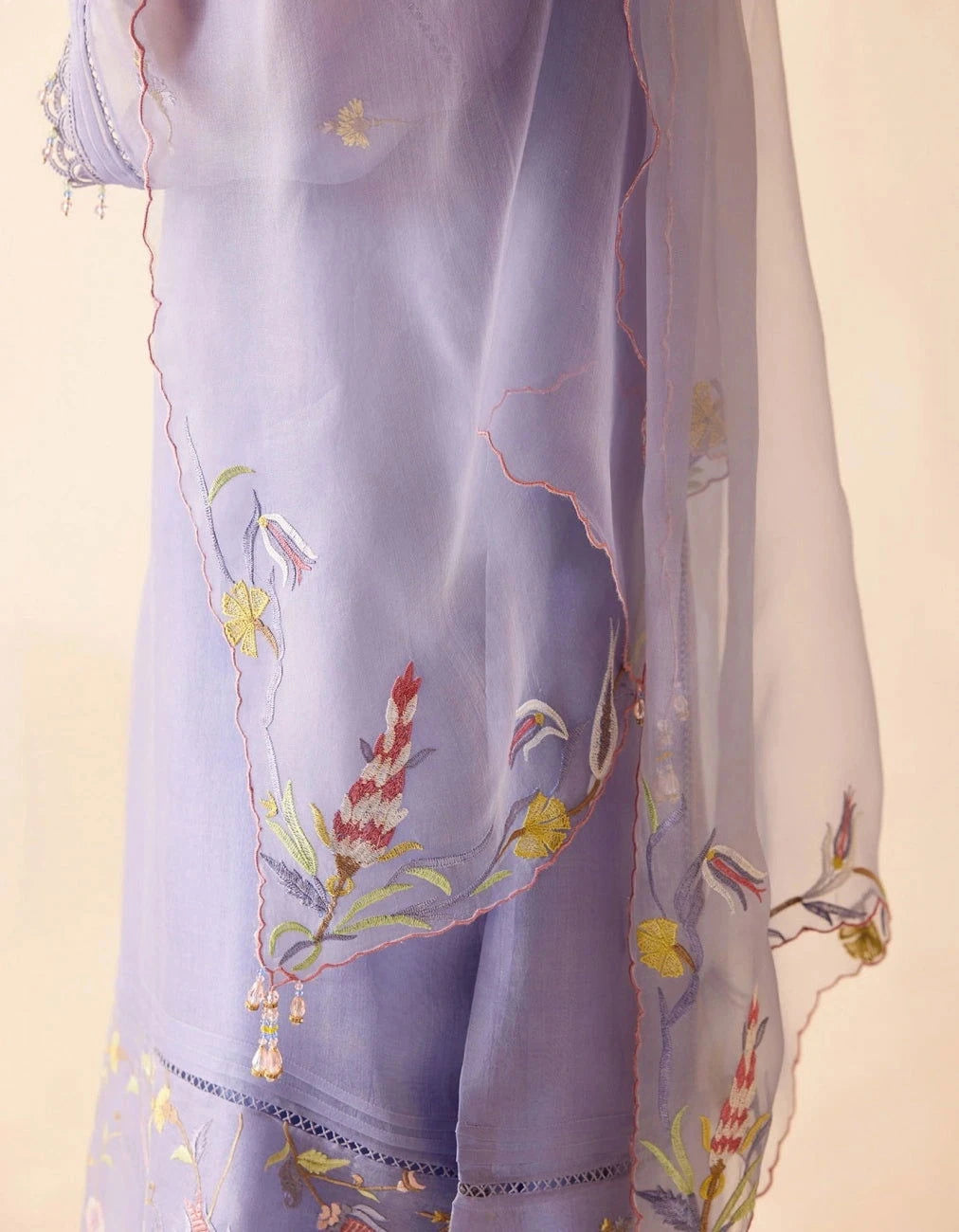 Bunka Samya Lilac Kurta Set - Pallodstore