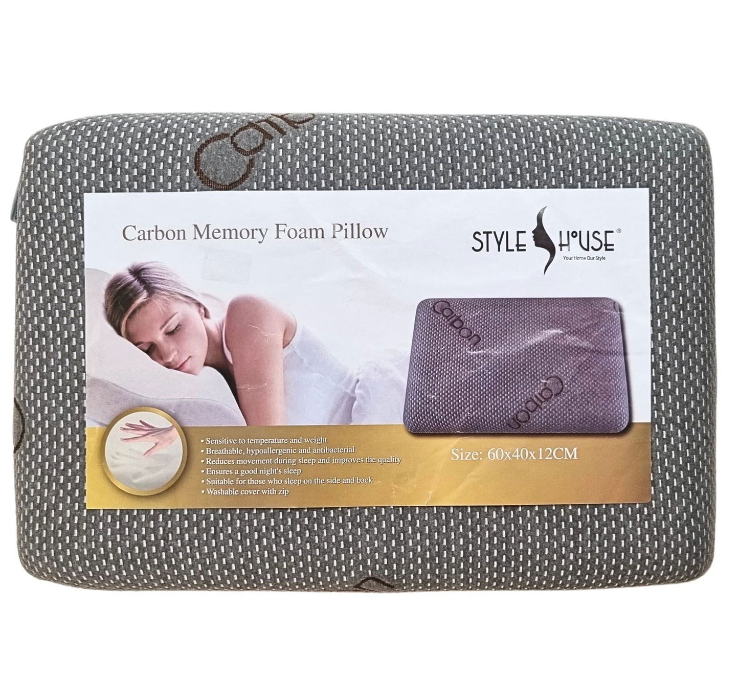 Carbon Memory Foam Pillow - Pallodstore
