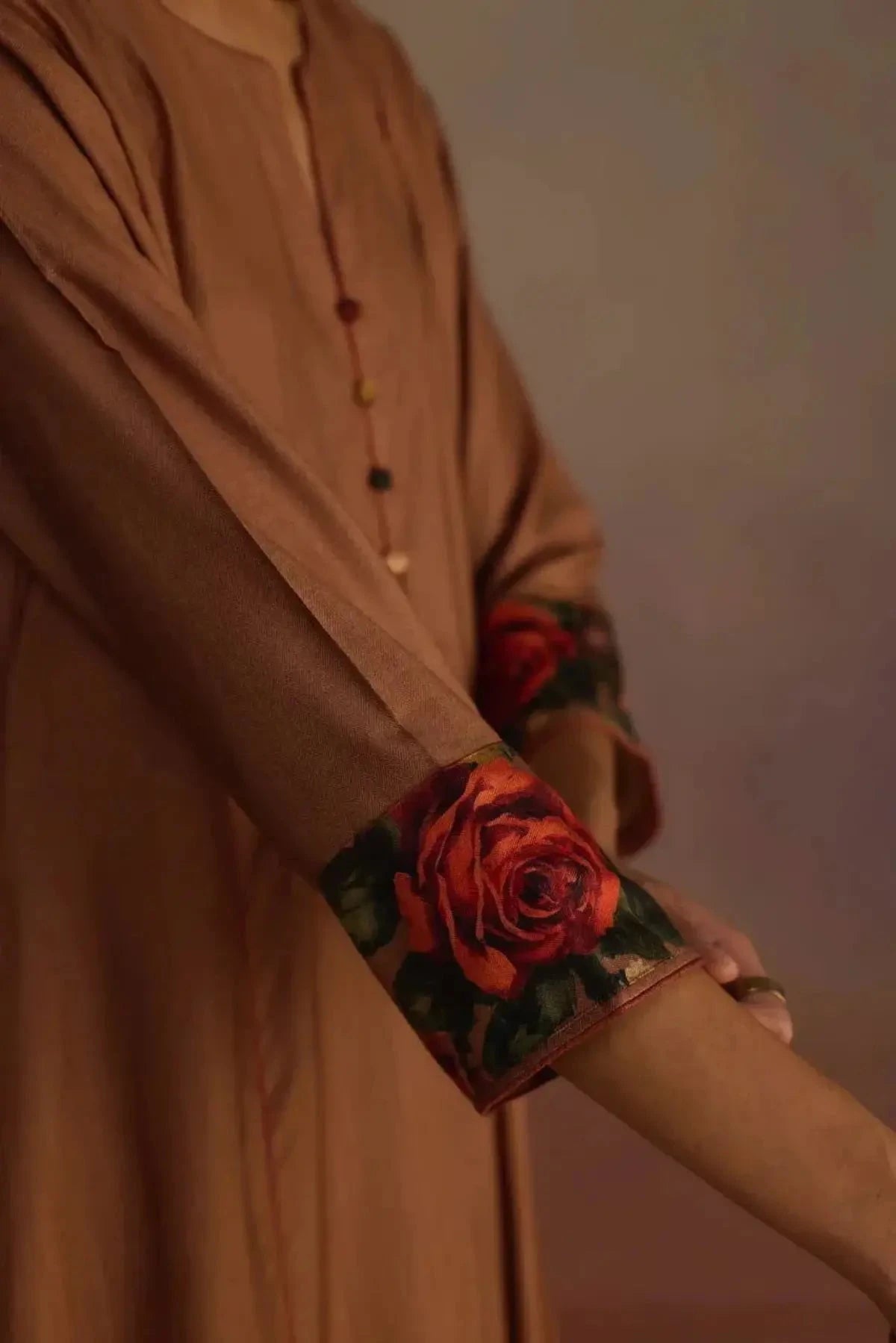 Cinnamon Brown Kurta Set - Pallodstore