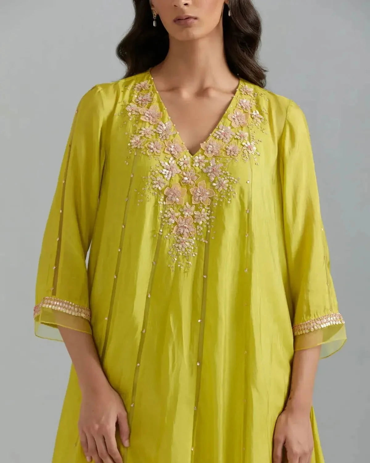 Citrene Viscose Silk Kurta Set - Pallodstore