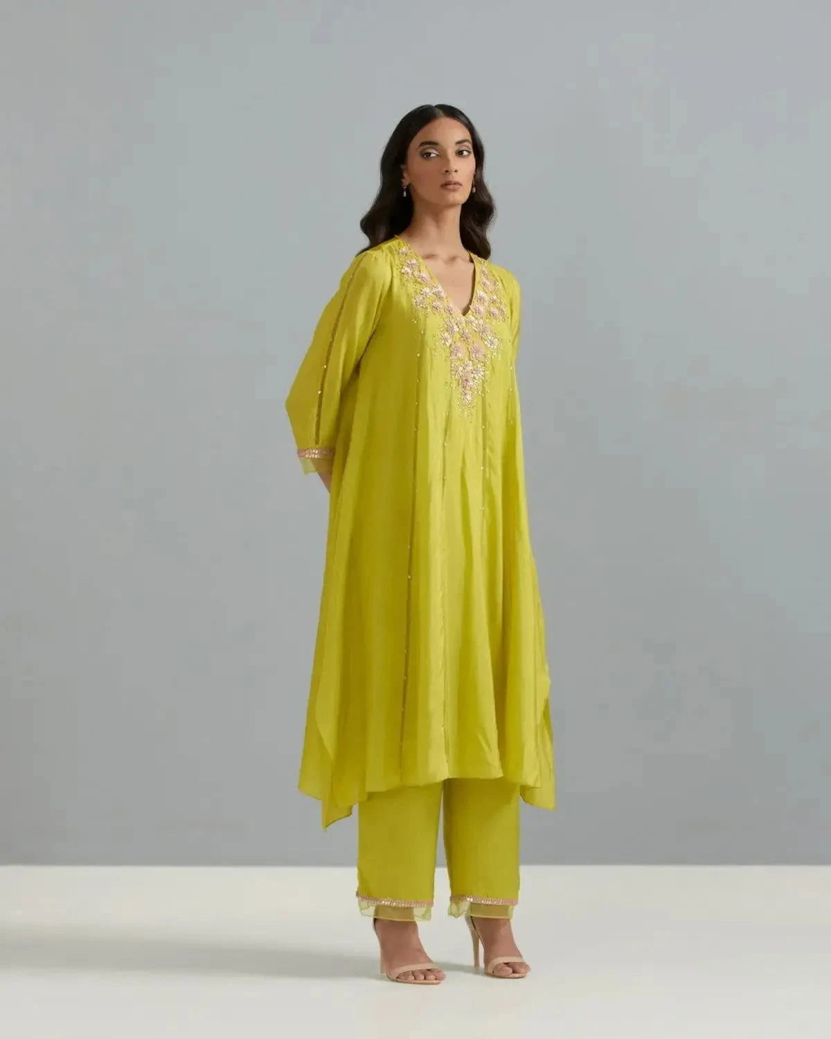 Citrene Viscose Silk Kurta Set - Pallodstore
