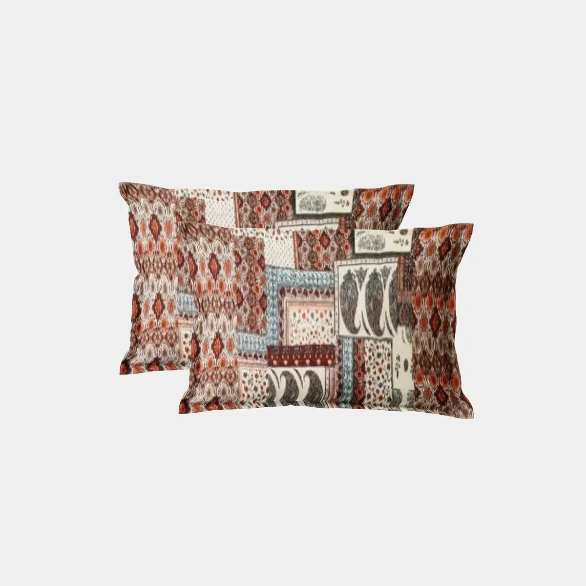 Divine Handblock Printed Maroon Color Double Bedsheet - Pallodstore