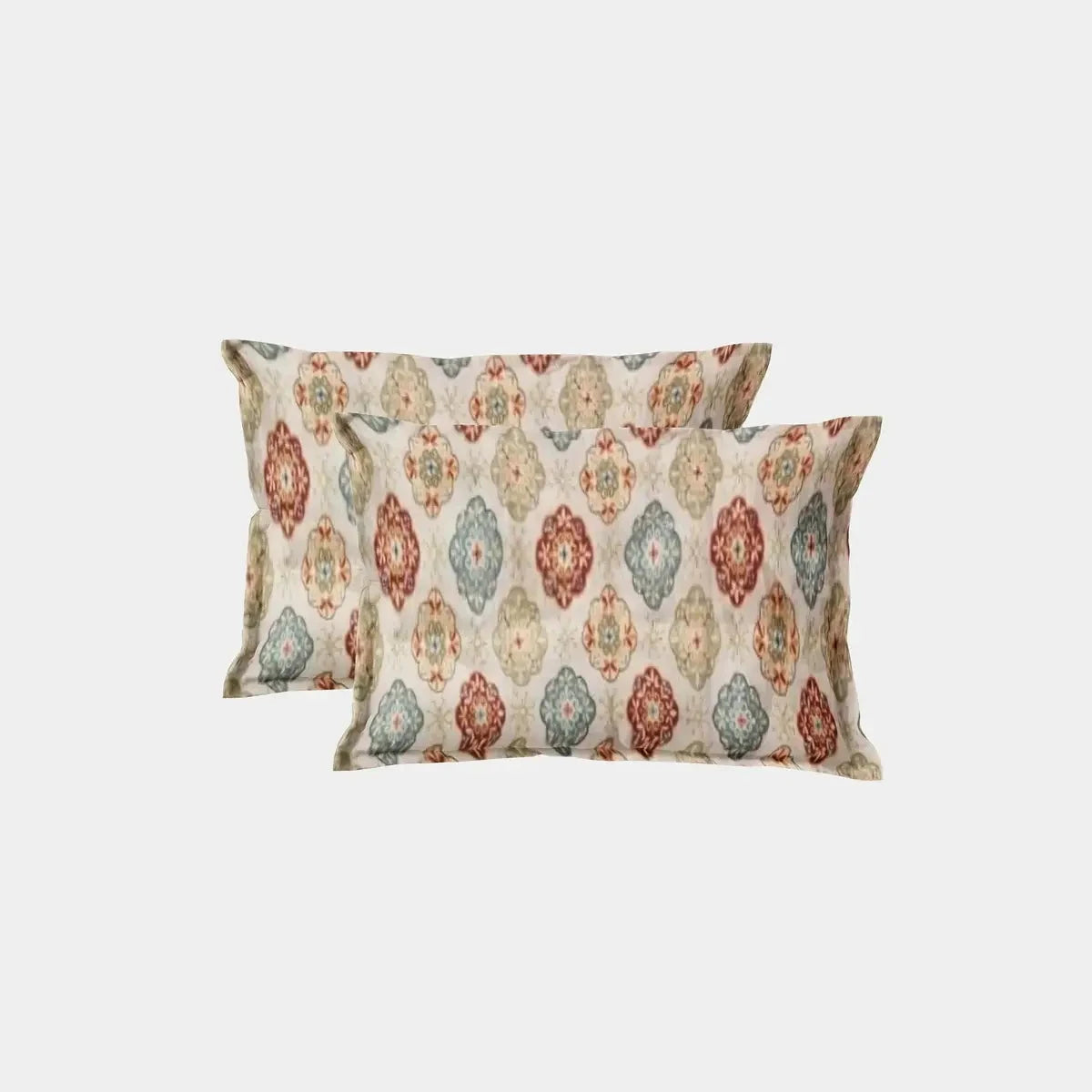 Divine Handblock Printed Multi-Color Double Bedsheet - Pallodstore
