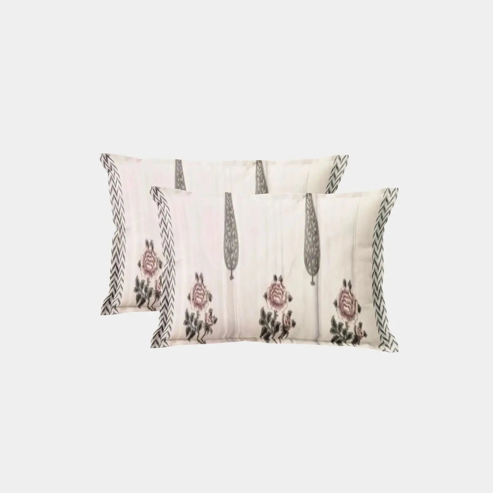 Divine Handblock Printed Multicolor Double Bedsheet - Pallodstore