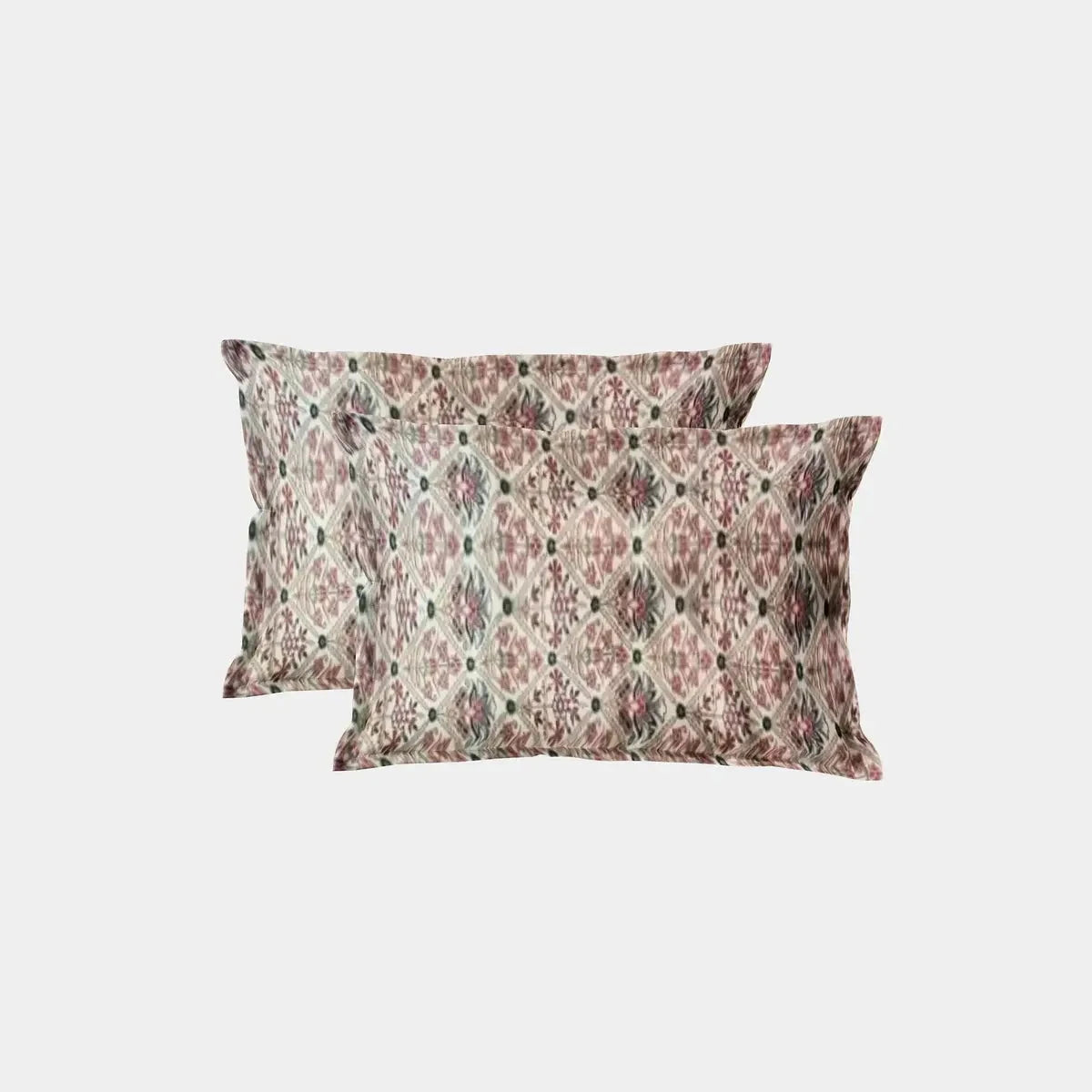 Divine Handblock Printed Multicolor Glace Cotton Double Bedsheet - Pallodstore