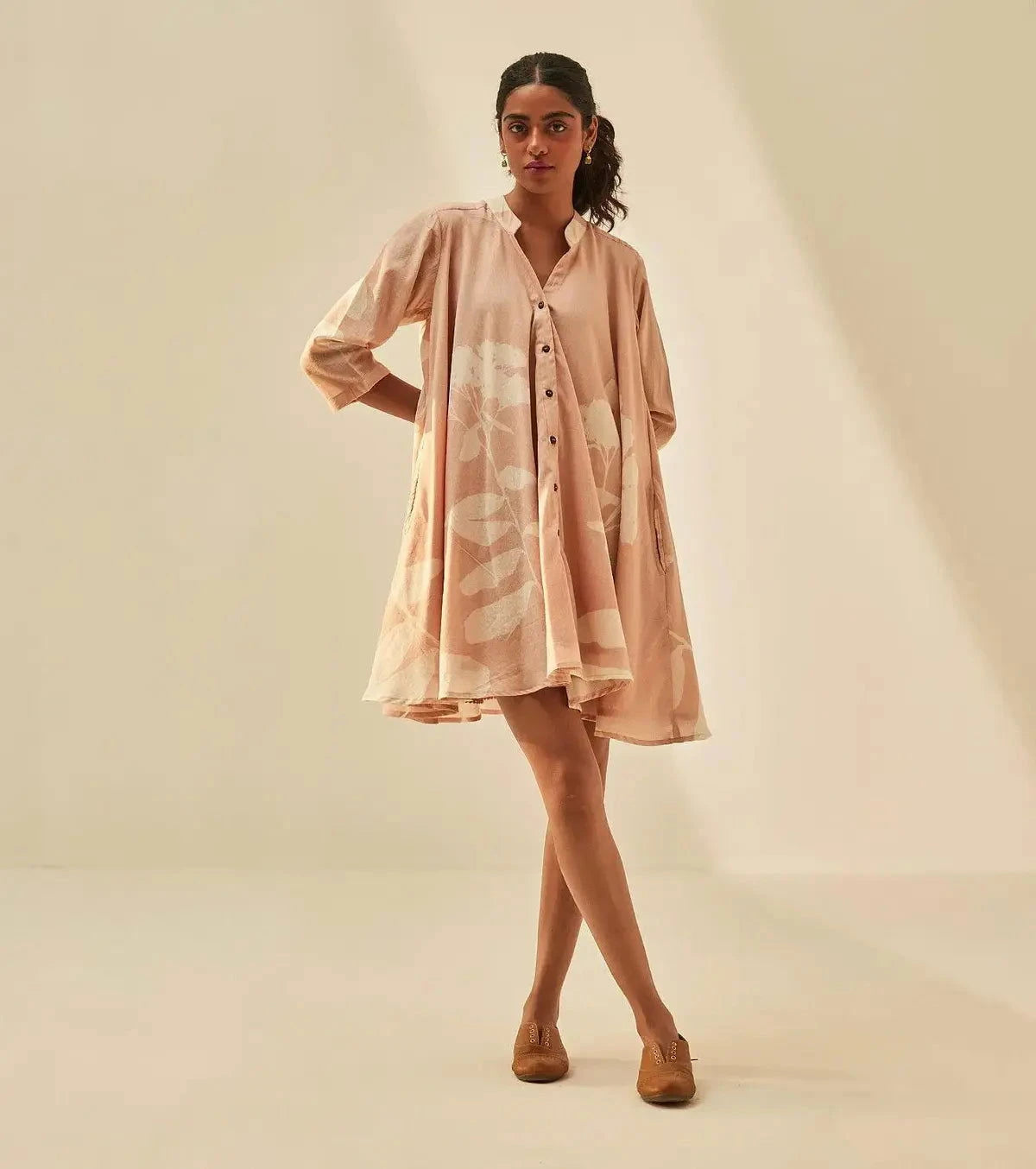 Dusky Pink Dress - Pallodstore