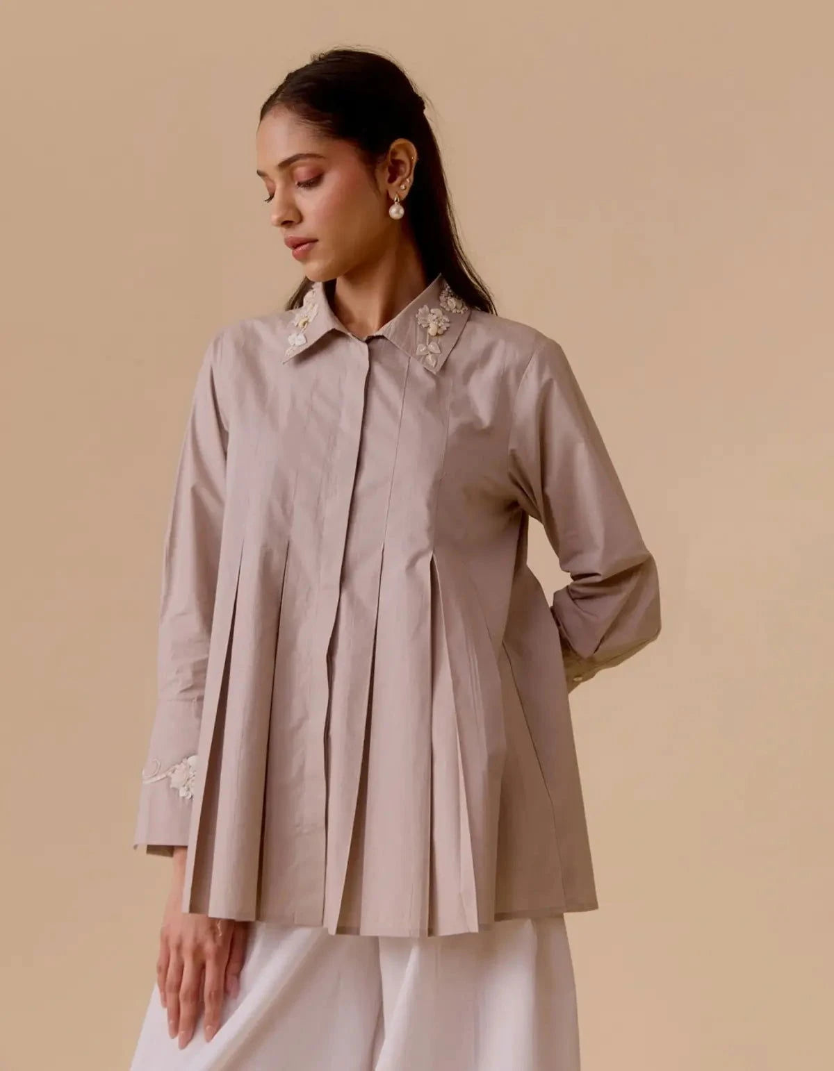 Eda Beige Co-ord Set - Pallodstore