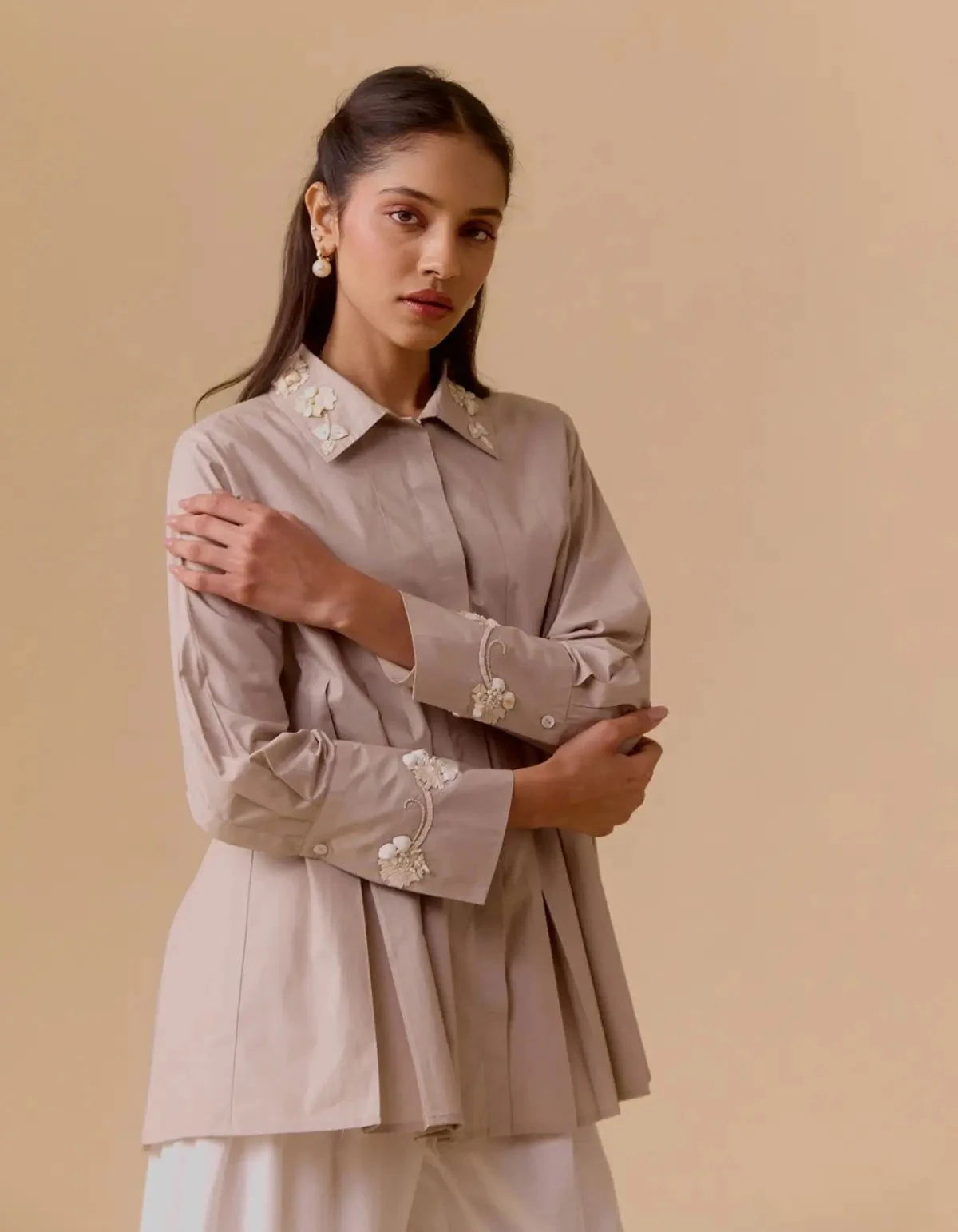 Eda Beige Co-ord Set - Pallodstore
