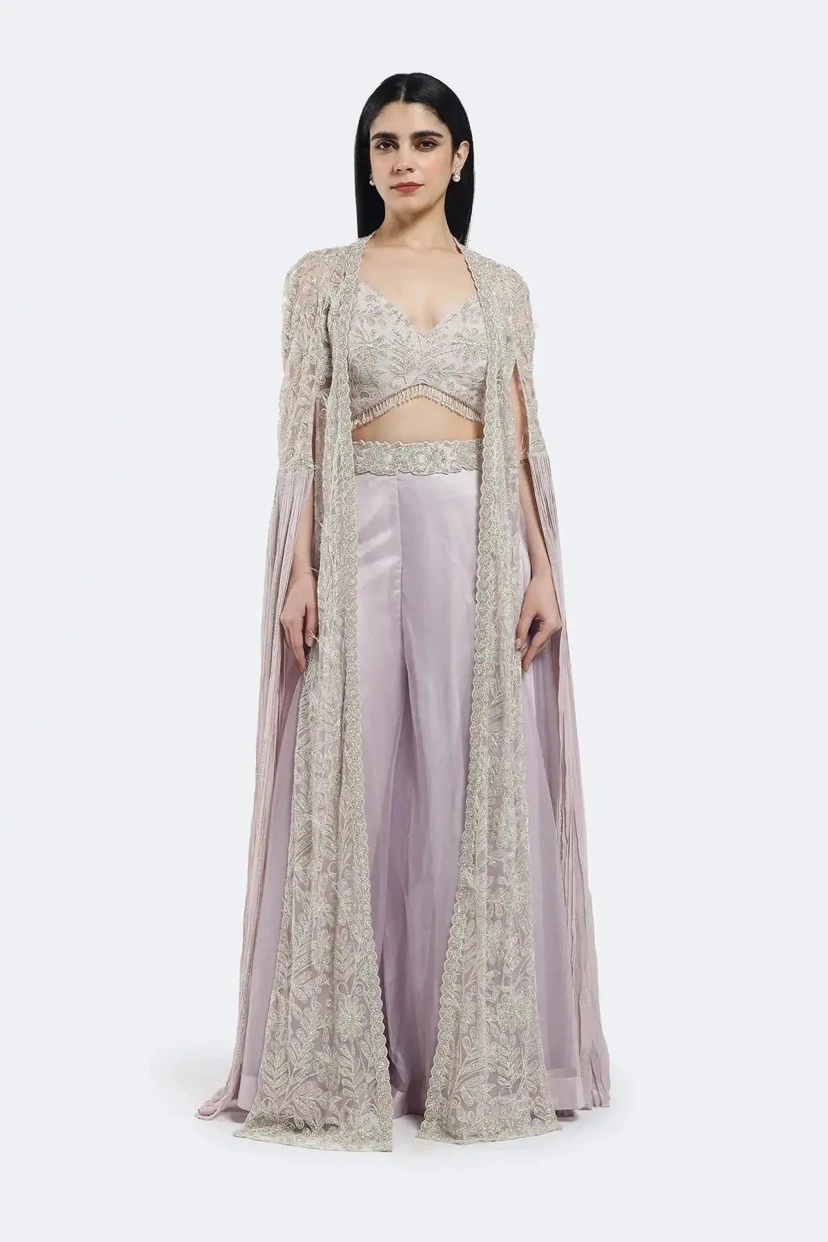 Embellished Organza Co-Ord Set - Pallodstore