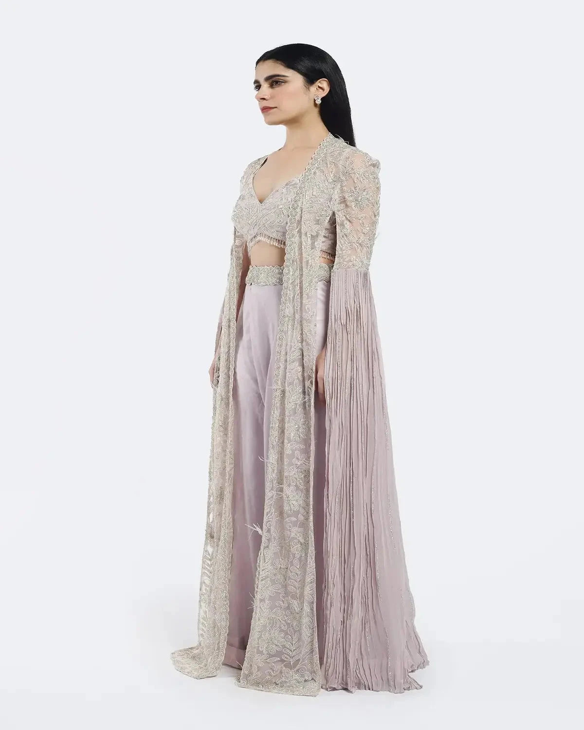 Embellished Organza Co-Ord Set - Pallodstore