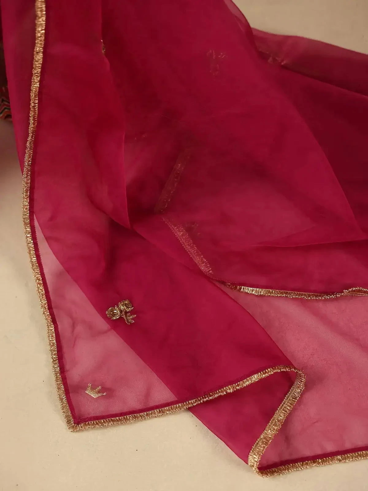 Garnet Jhoomar Kurta Set - Pallodstore