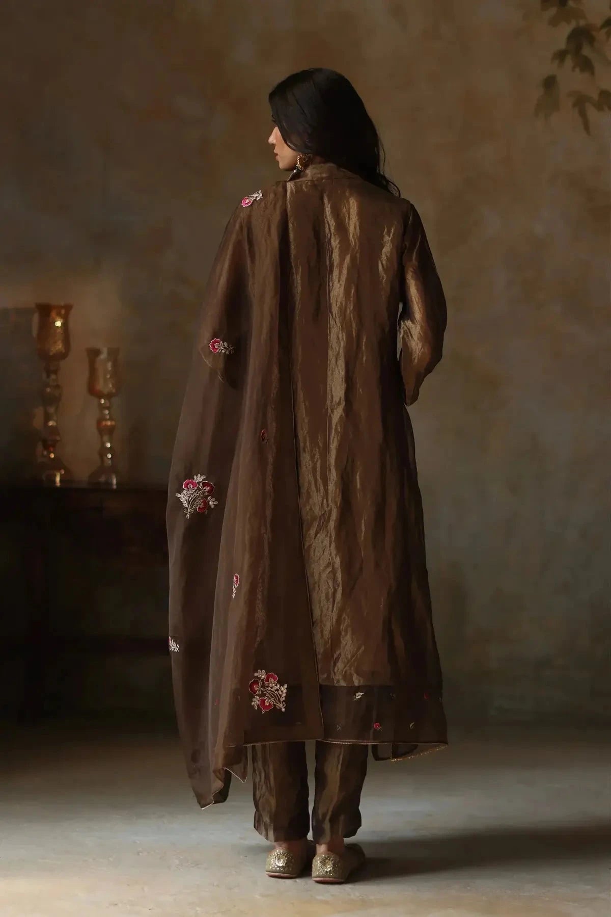 Gold Ayat Kurta Set - Pallodstore