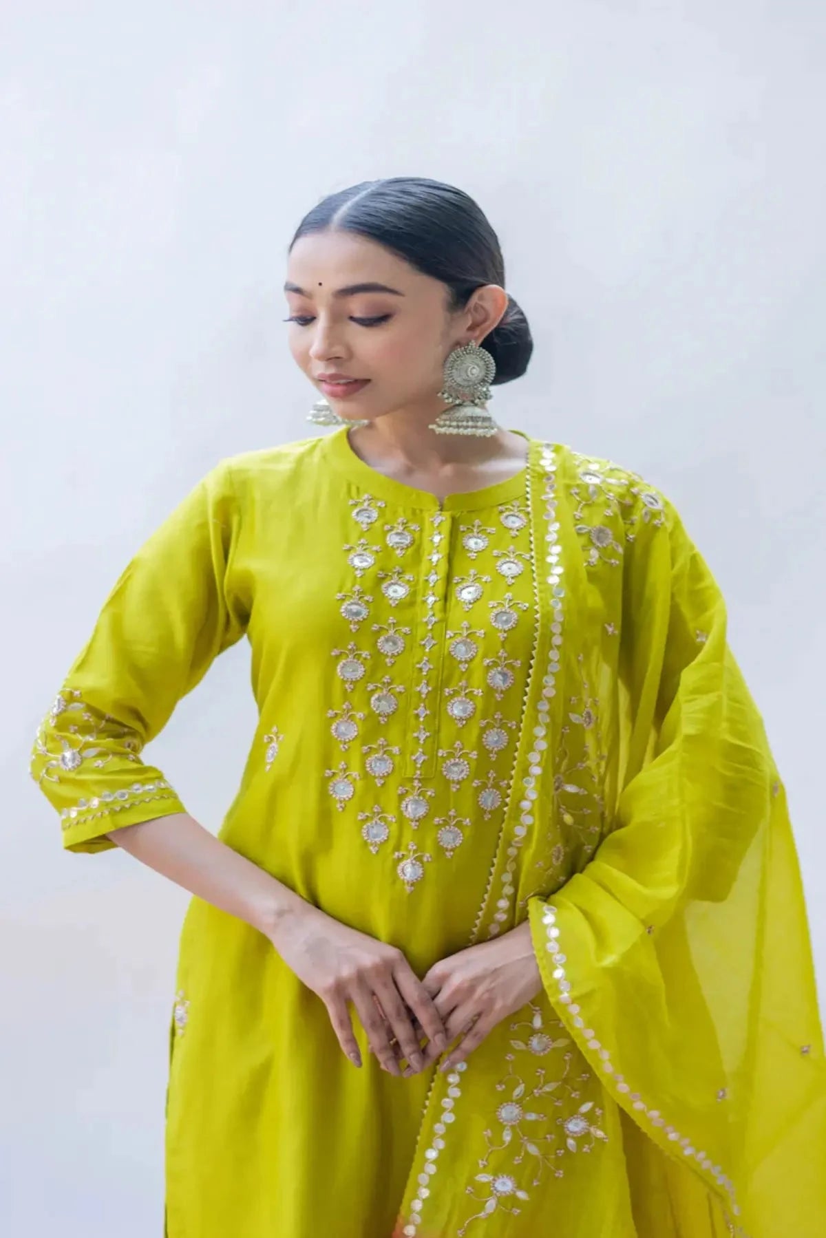 Gulmina Grape Kurta Set - Pallodstore