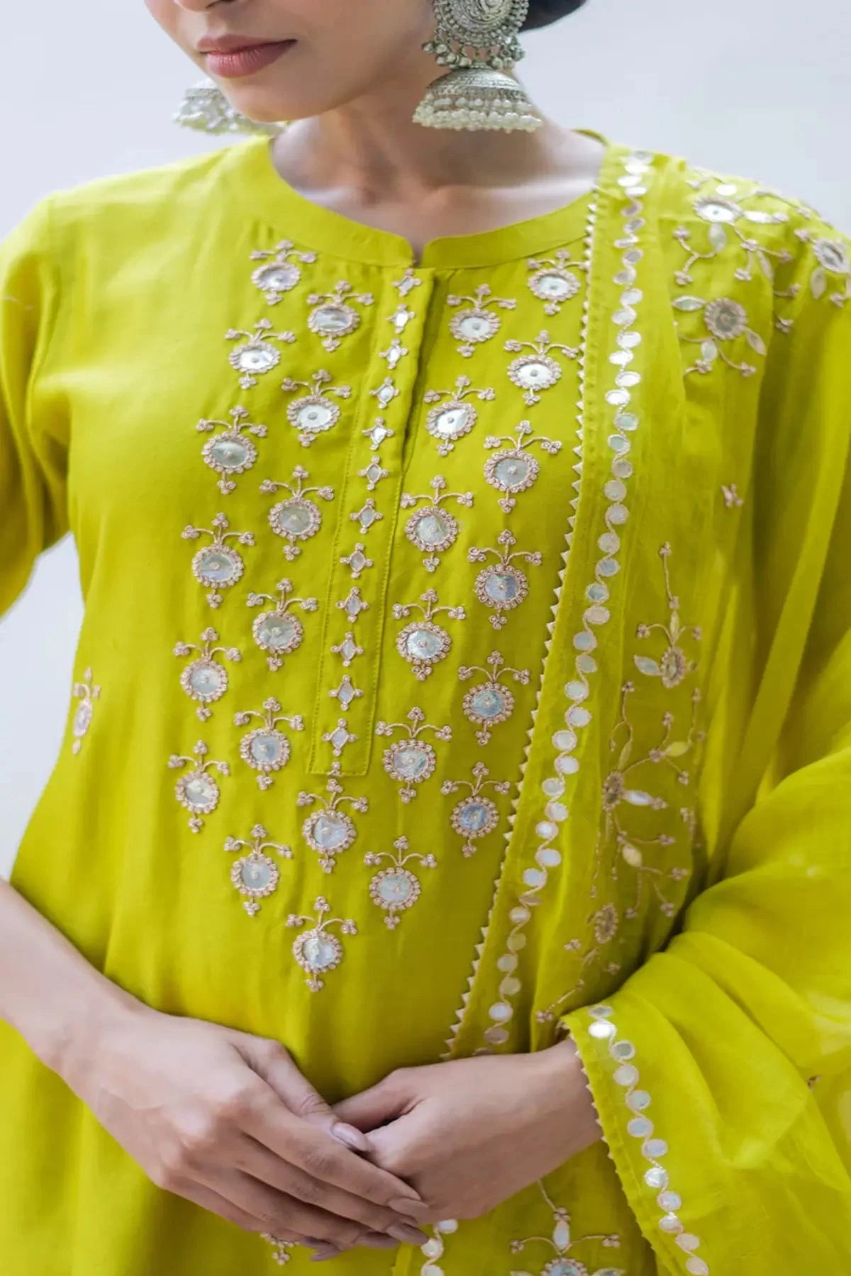 Gulmina Grape Kurta Set - Pallodstore