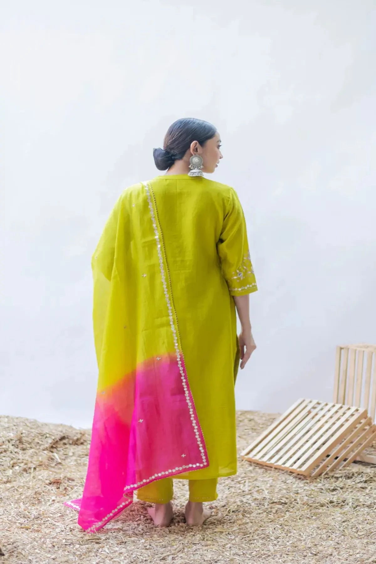 Gulmina Grape Kurta Set - Pallodstore