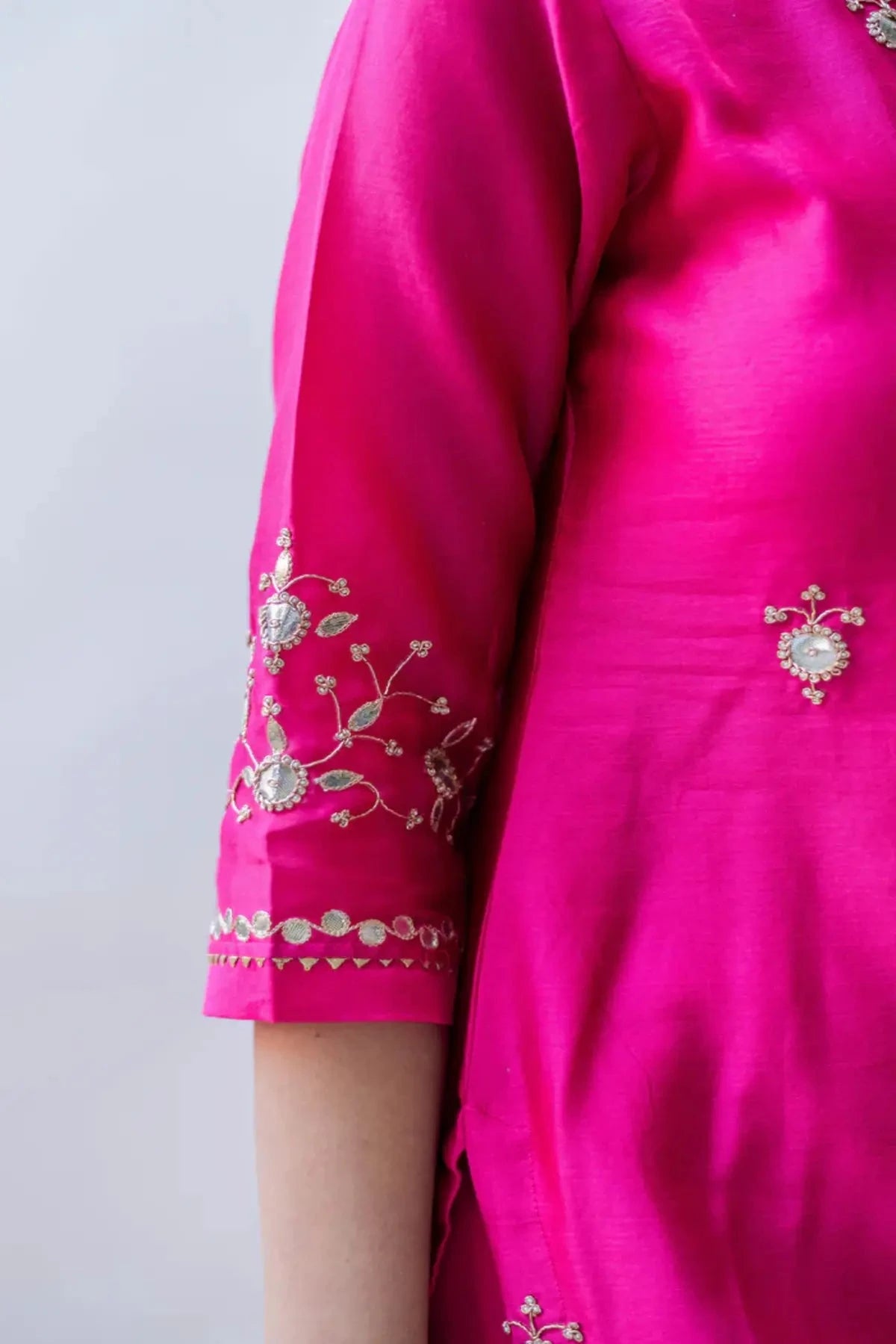 Gulmina Rani Pink Kurta Set - Pallodstore
