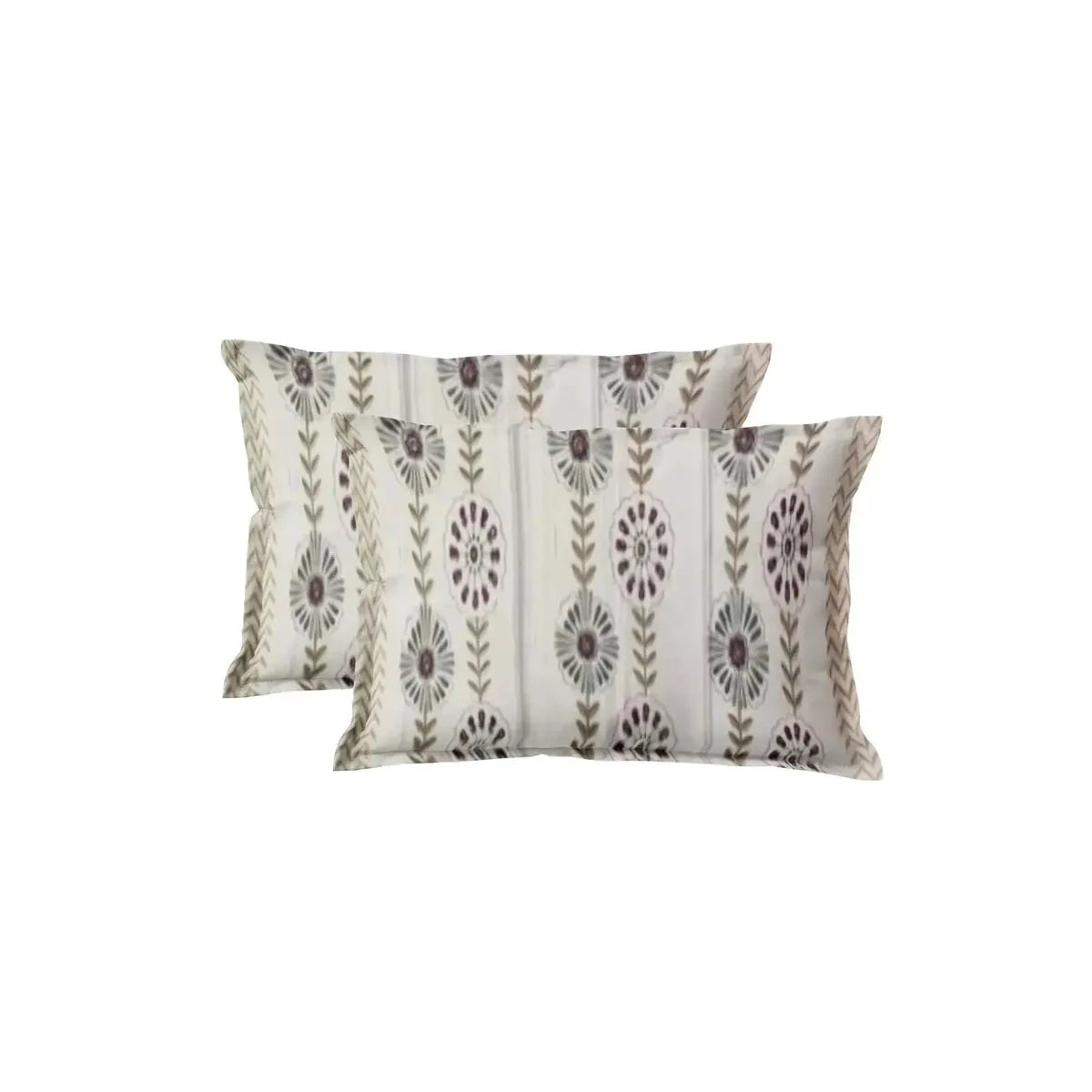 Handblock Printed Multicolor Double Bedsheet - Pallodstore