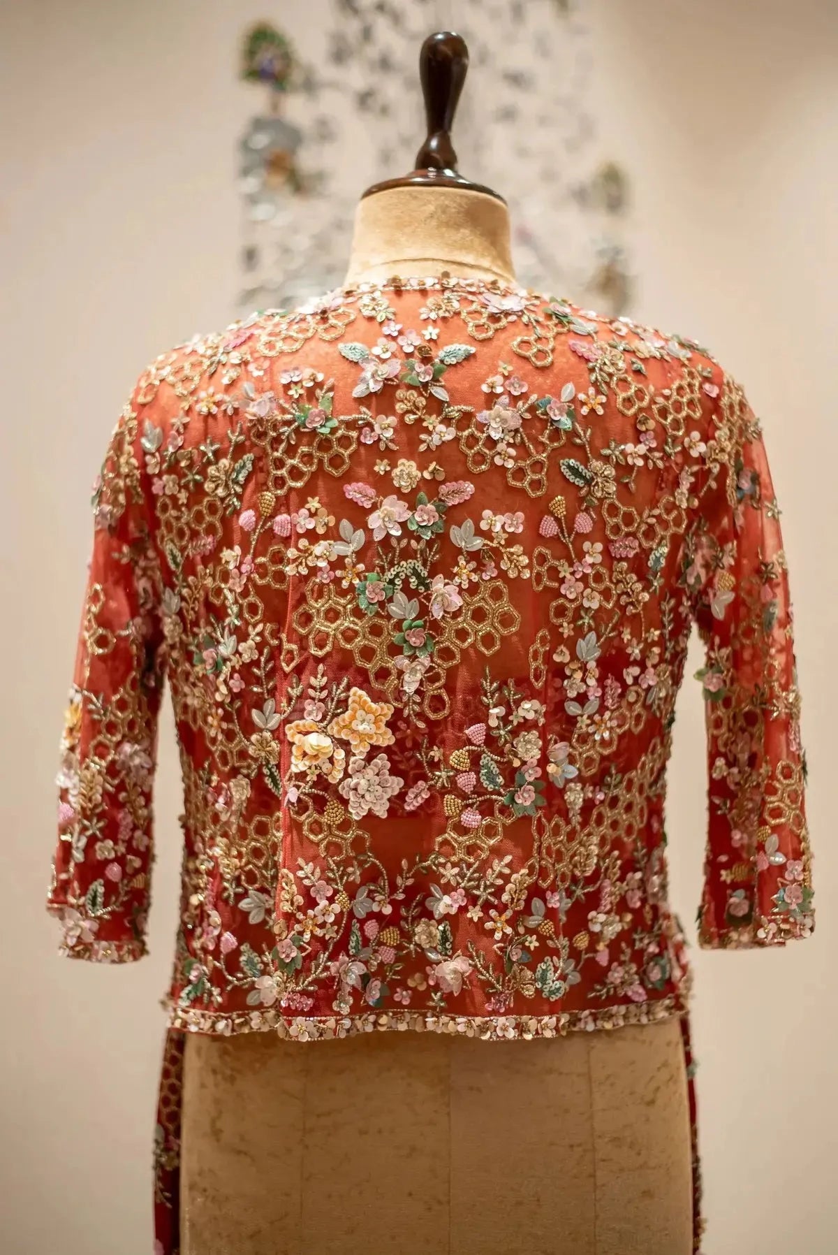 Indo Western Short Jacket Palazzo Set - Pallodstore
