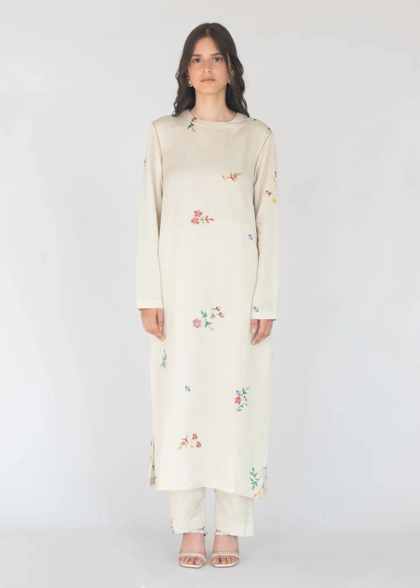 Ivory Aprajita Kurta Set - Pallodstore