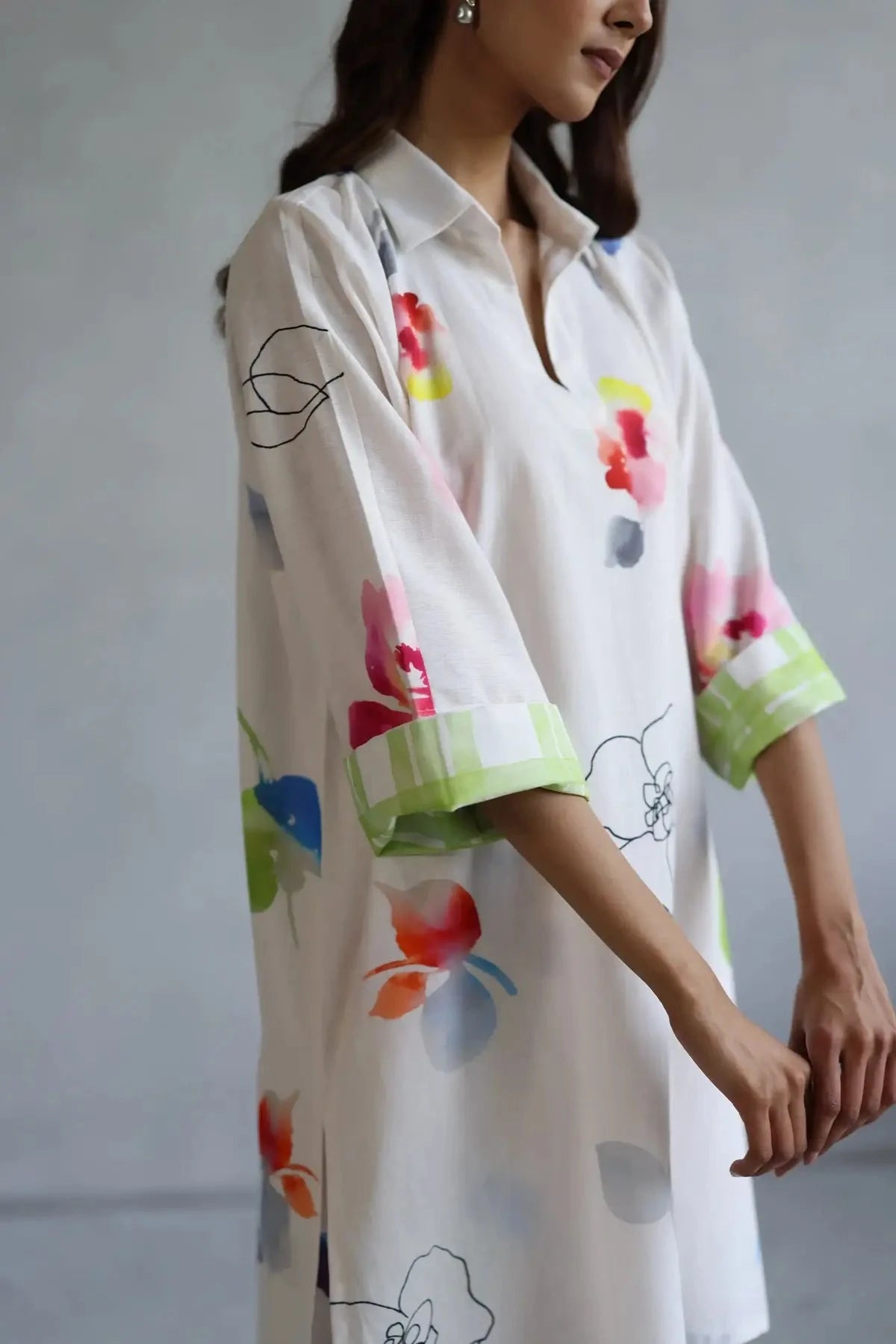 Ivory Camille Kaftan Set - Pallodstore