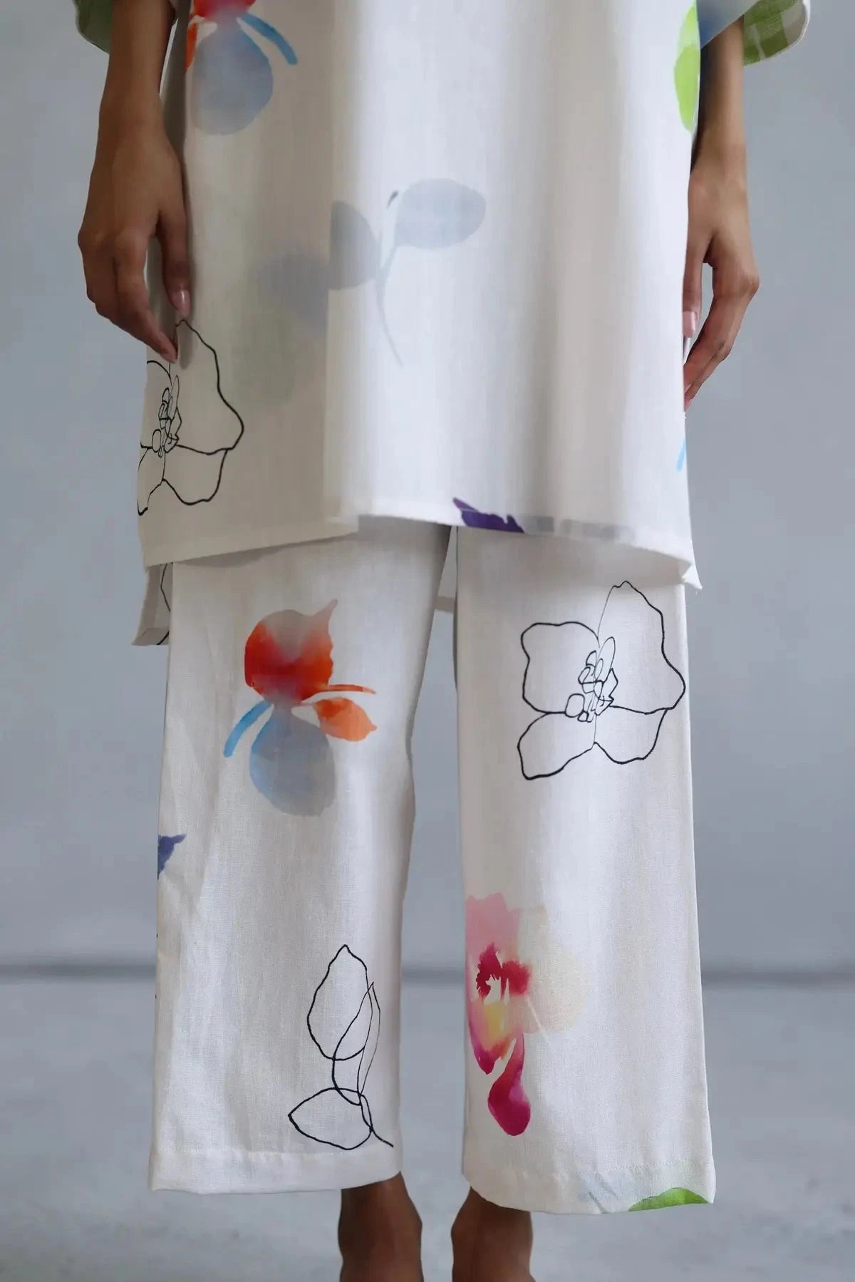Ivory Camille Kaftan Set - Pallodstore
