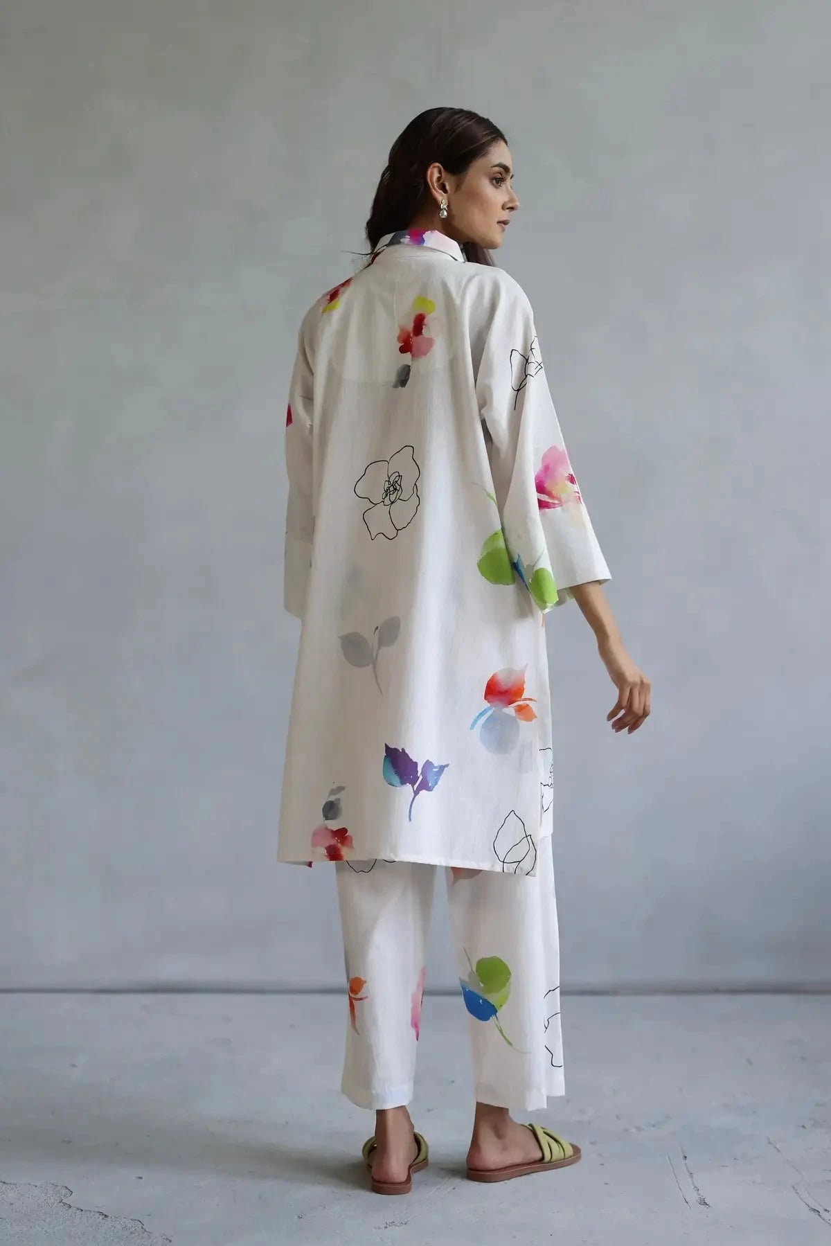 Ivory Camille Kaftan Set - Pallodstore