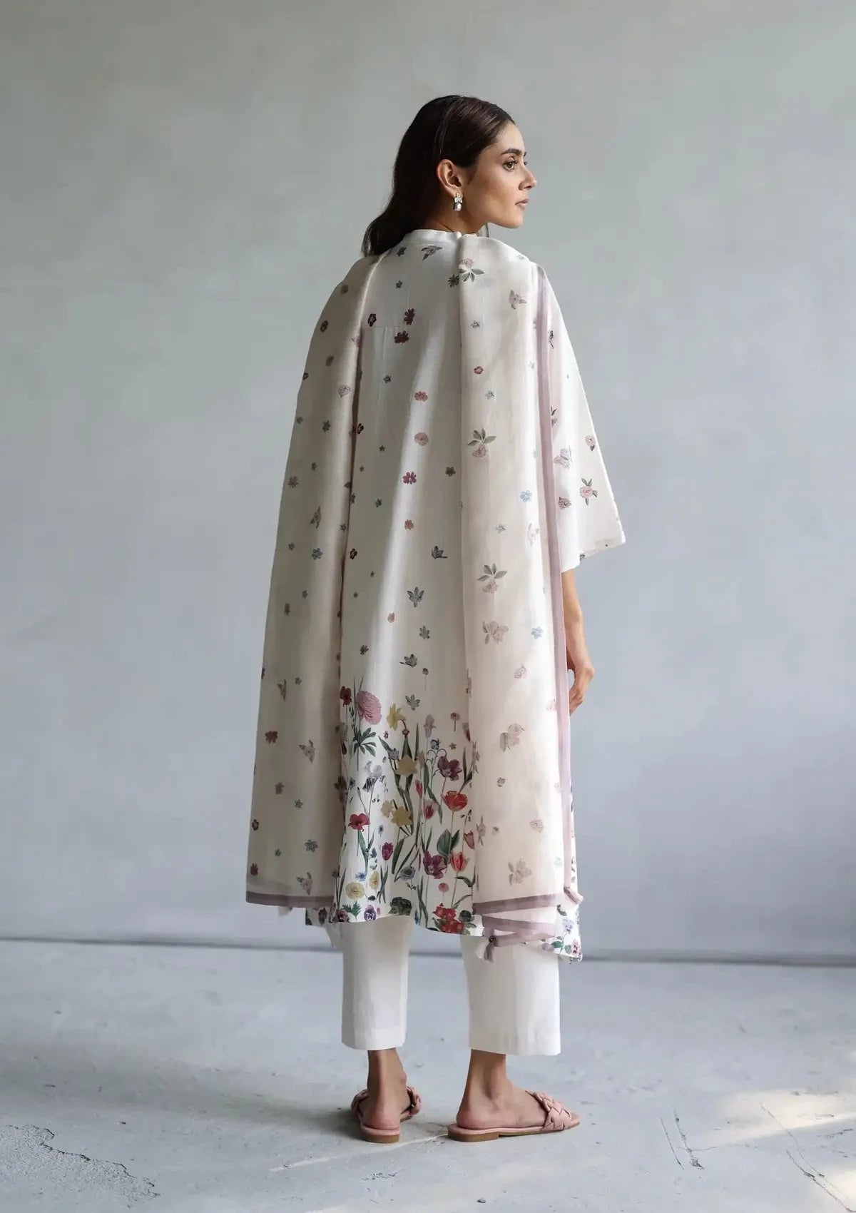 Ivory Rosaline Kurta Set - Pallodstore