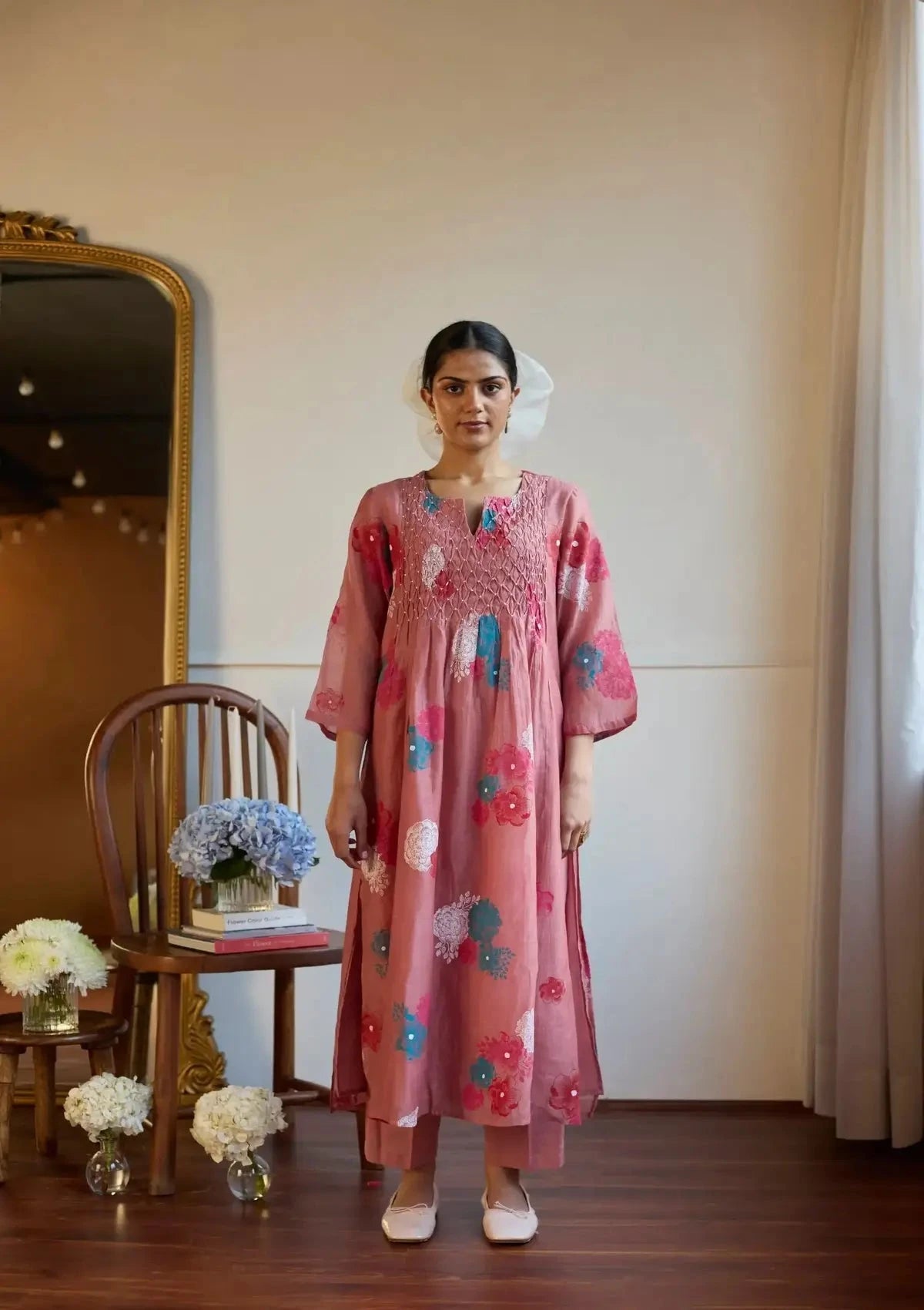 Juanita Rose Smocking Kurta Set - Pallodstore