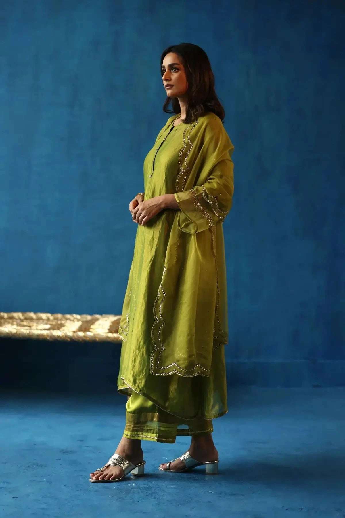 Kala Khatta Green Kurta Set - Pallodstore