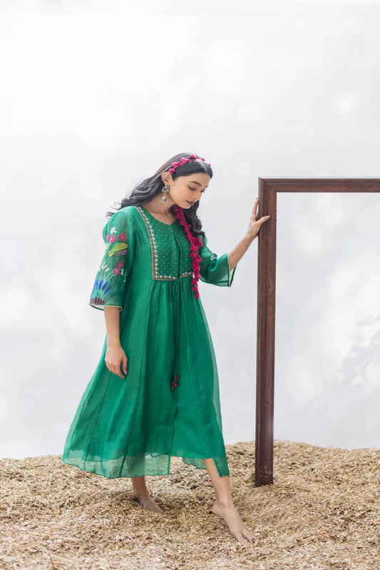 Light Green Zuri Jacket Tunic - Pallodstore