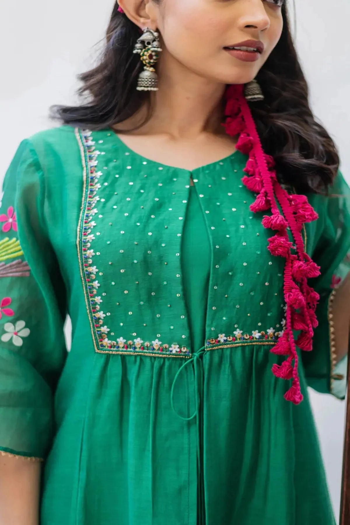 Light Green Zuri Jacket Tunic - Pallodstore