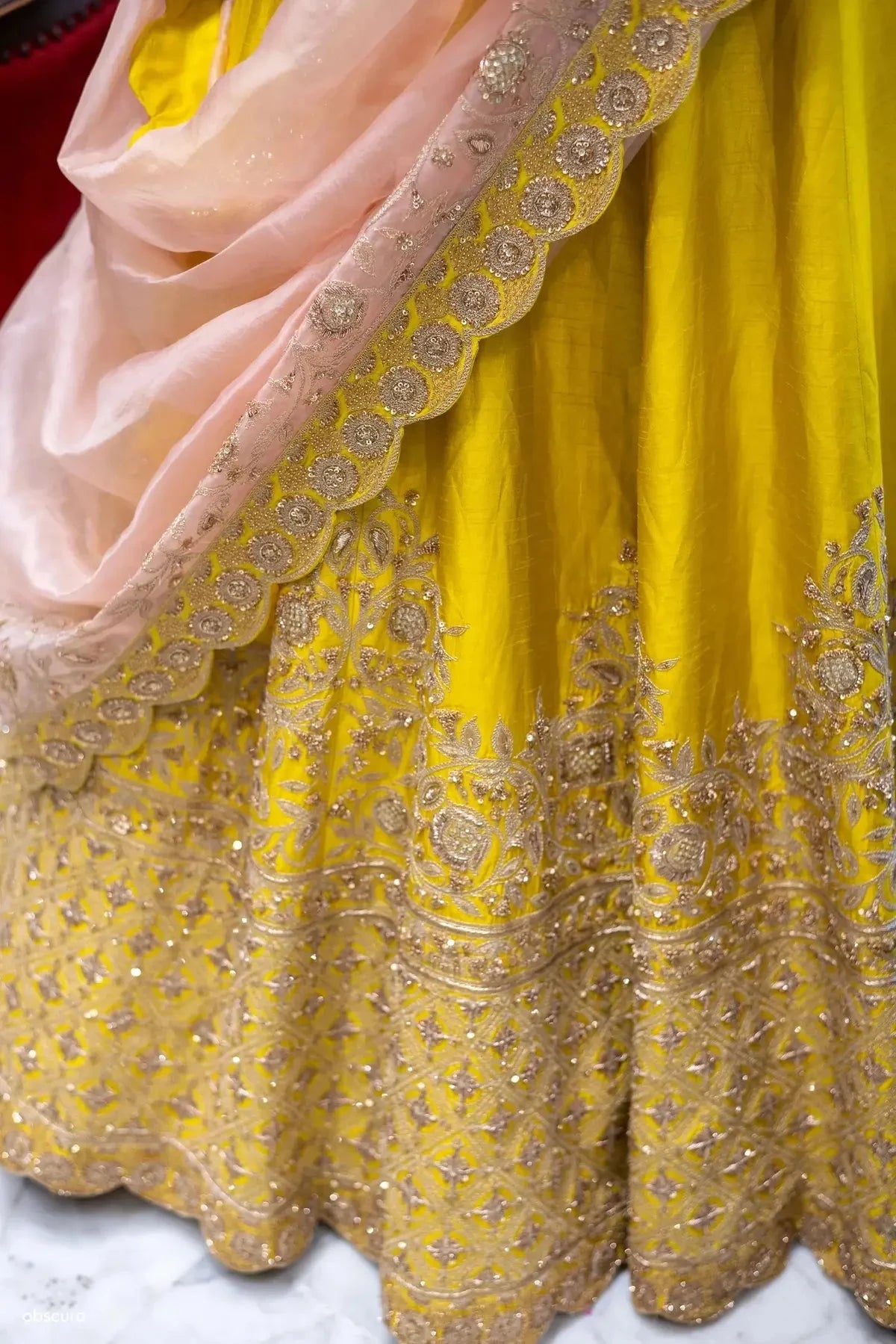 Lime Green Lehenga - Pallodstore