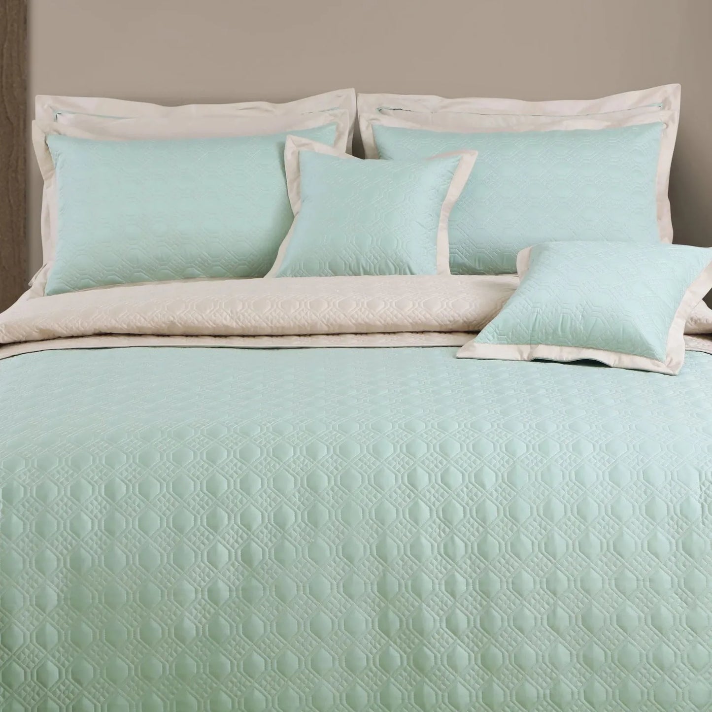 Mint Green & Beige
