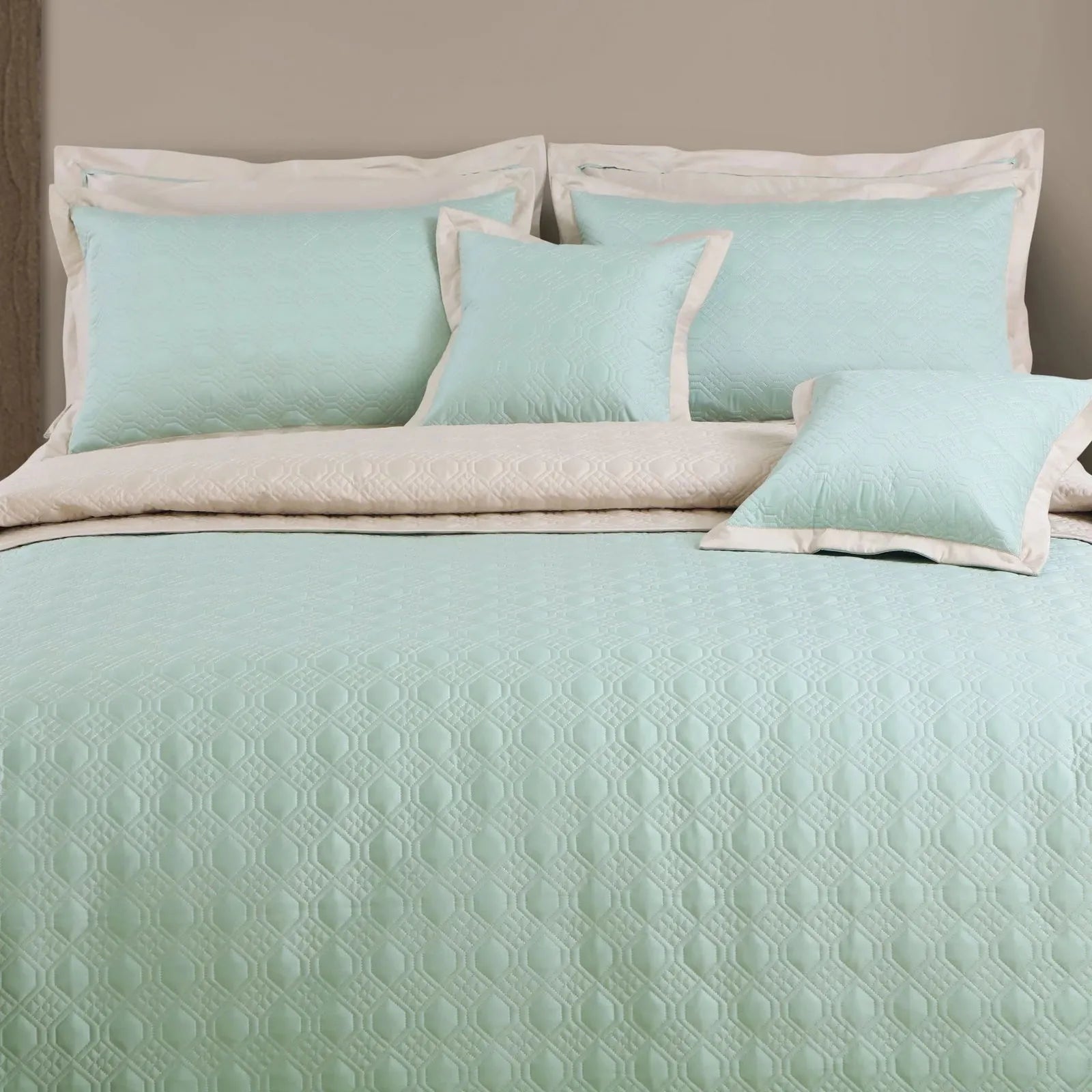 Mint Green & Beige
