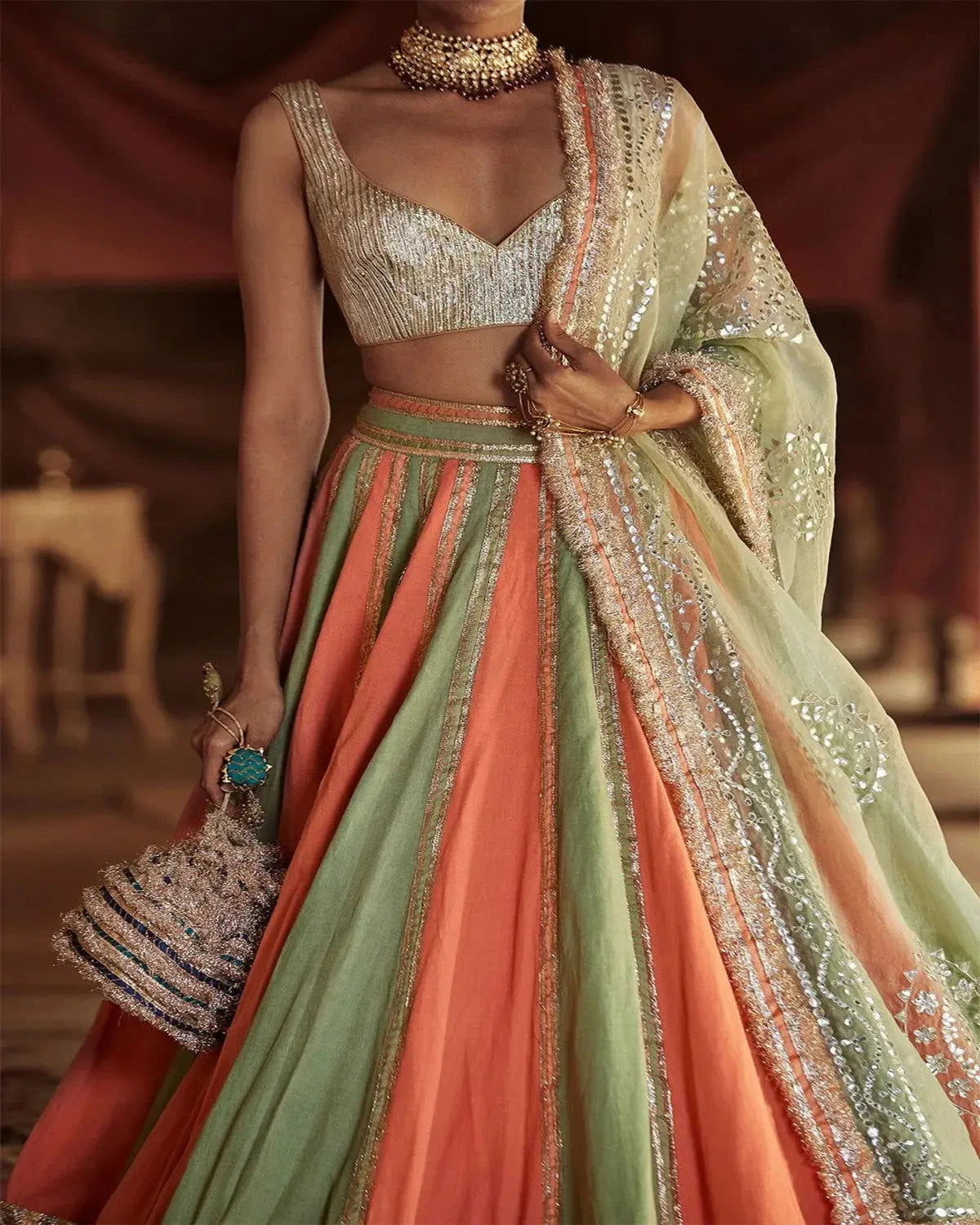 Meraki Lehenga Set - Pallodstore