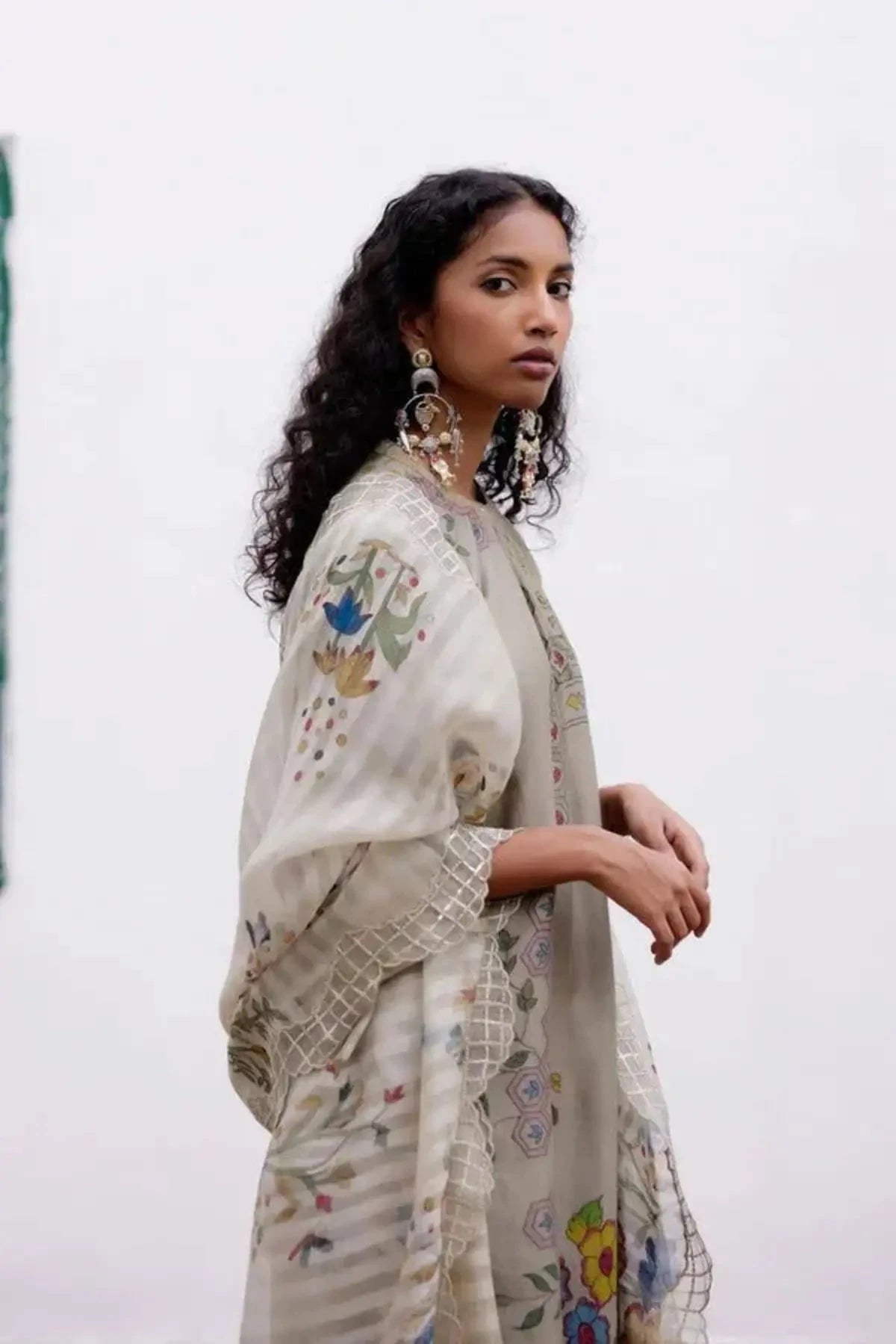 Mosaiq Kalamkari Kurta Set - Pallodstore