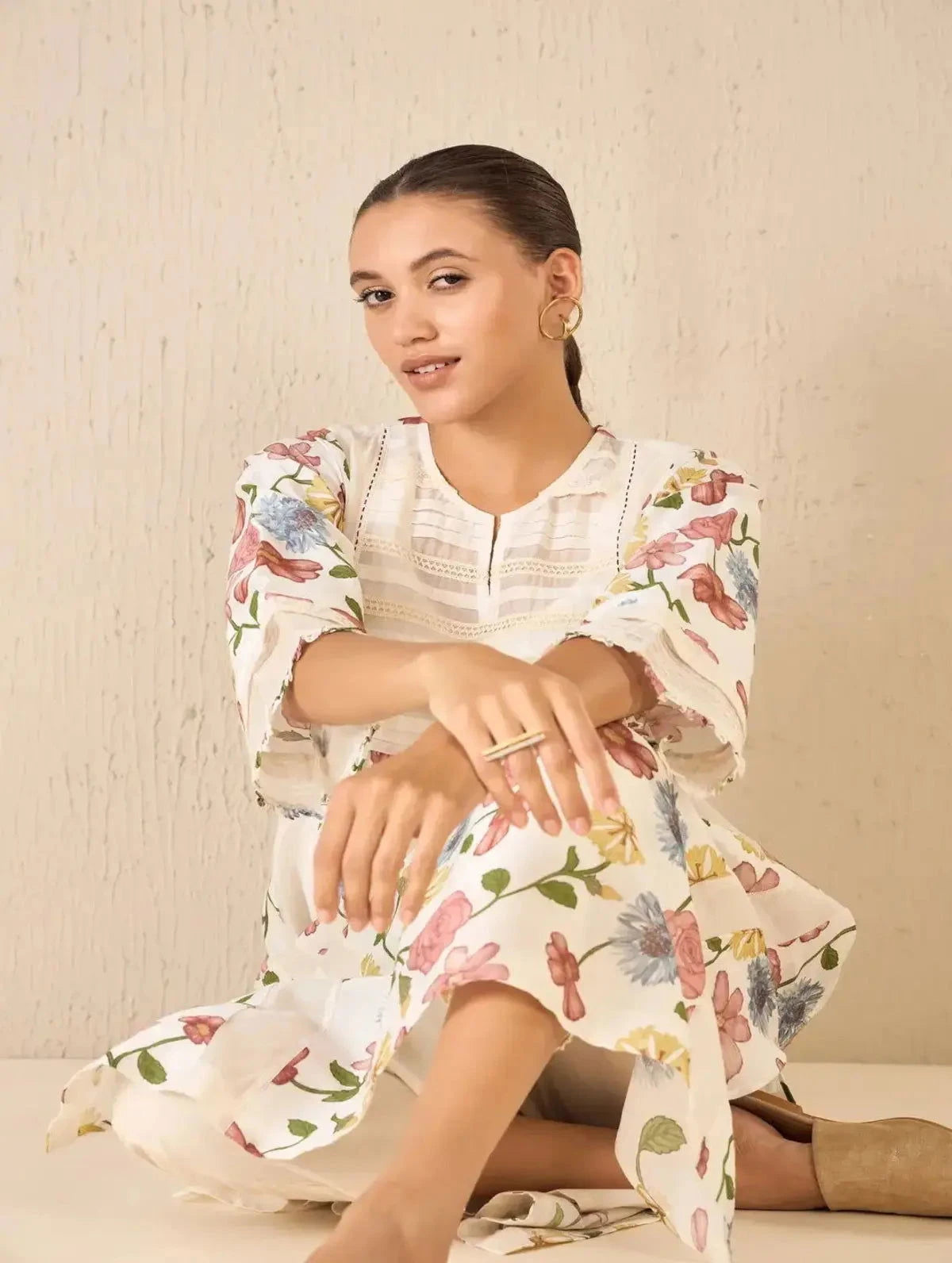Multicolor Floral Kurta Set - Pallodstore